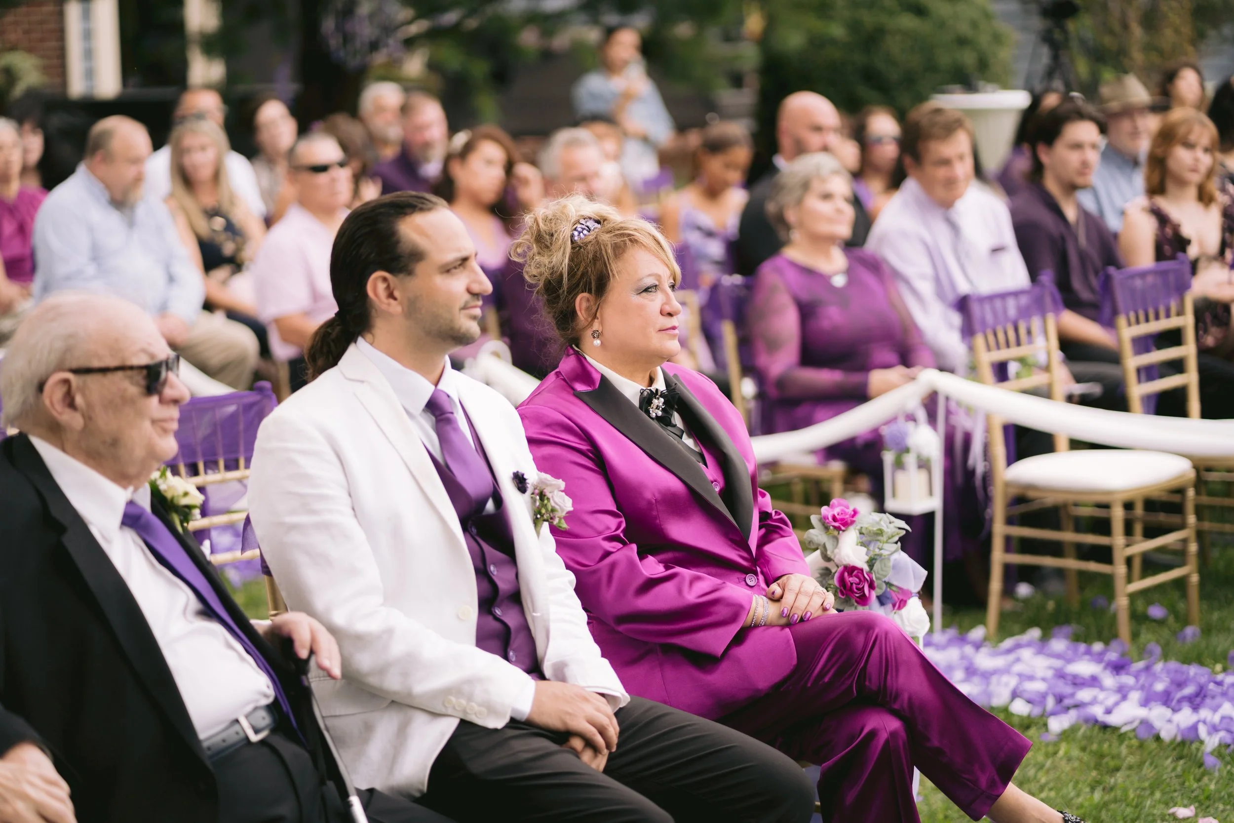 Guests at the wedding
