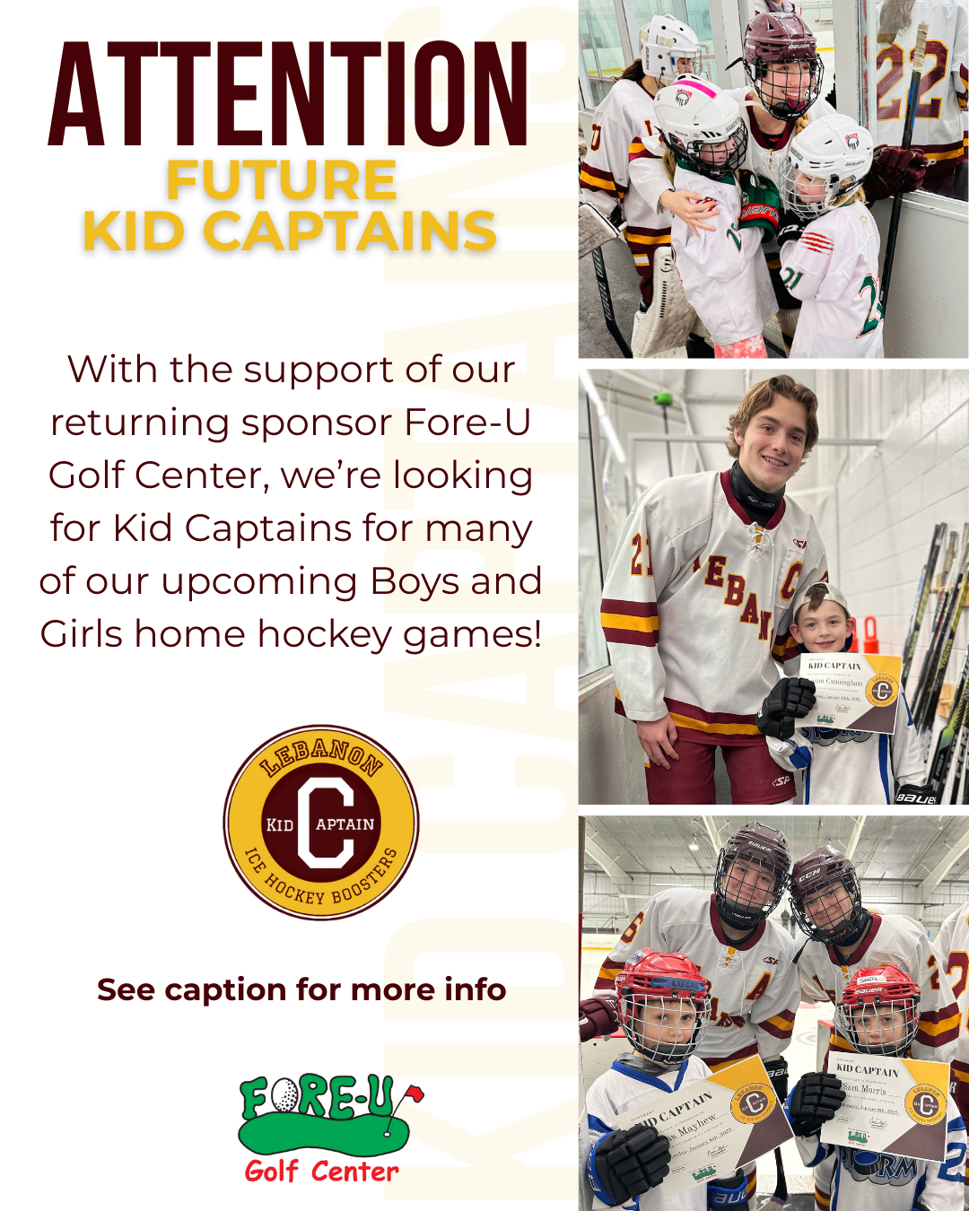 Kid Captain Registration Is OPEN!
