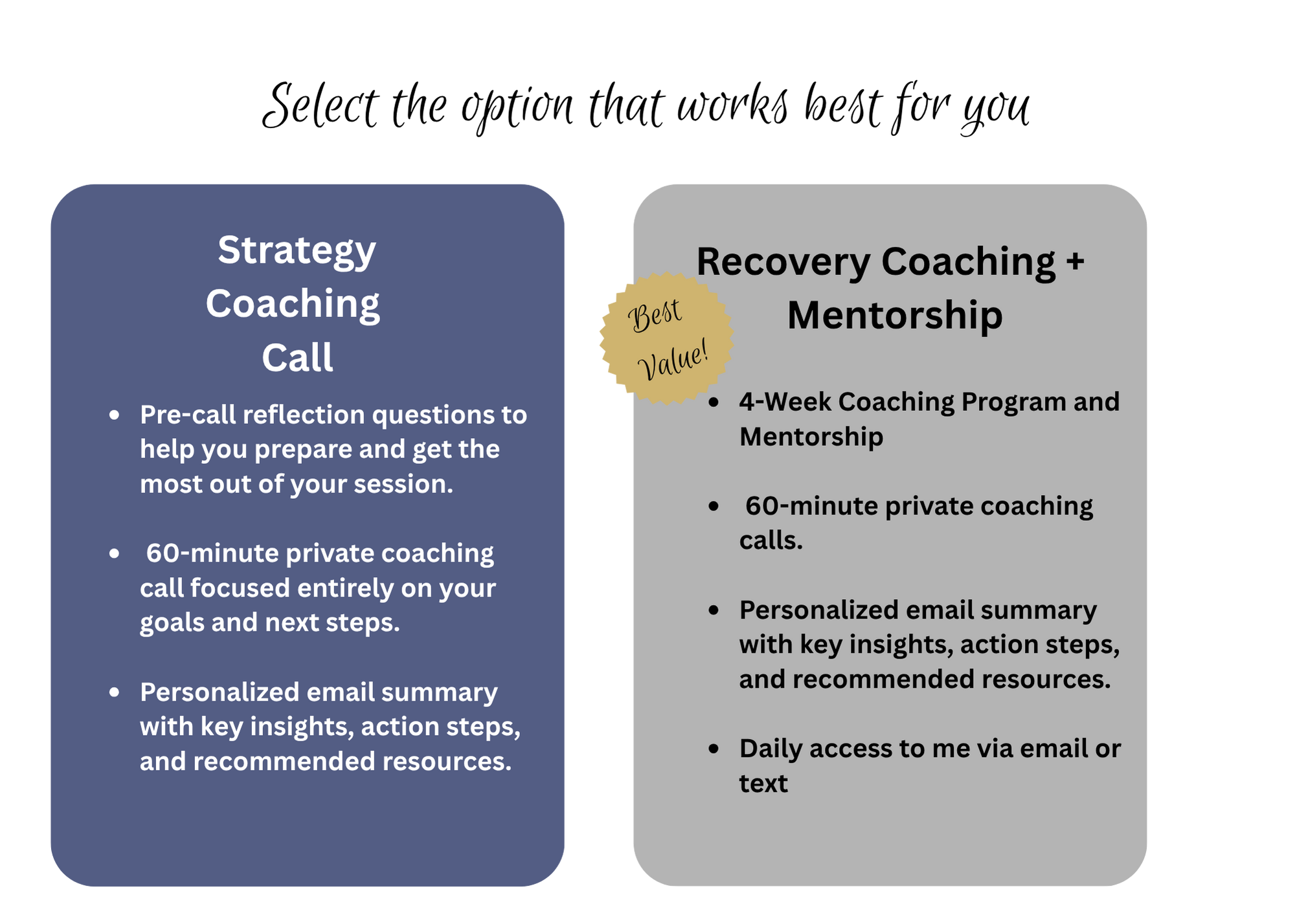 Coaching Programs