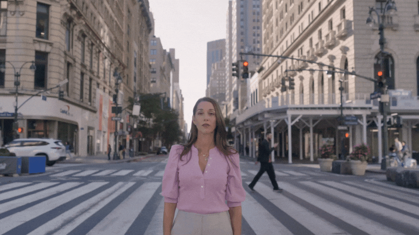 Cinematic founder portrait of Gina Thompson, RBC Wealth Management, capturing visionary leadership in Midtown Manhattan.