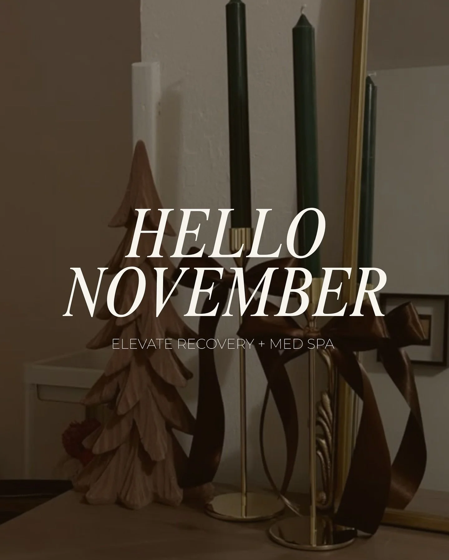 Holiday &amp; Black Friday Specials Are Here✨🎁🔔

It&rsquo;s the season to refresh, rejuvenate, and elevate your glow. Treat yourself to our exclusive med spa specials and step into the holidays looking and feeling your best! 

&bull; all offers are