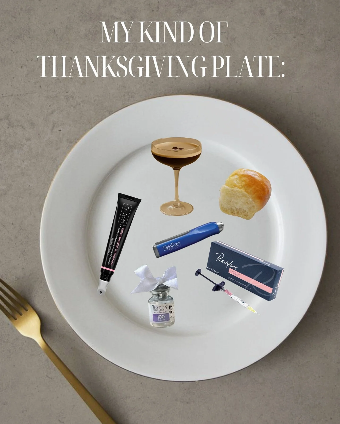 A balanced Thanksgiving plate includes Botox and an espresso martini... right?

Tell me what&rsquo;s on your plate!

And while you&rsquo;re at it... book your holiday appointment for that festive boost of confidence 🎁

#happythanksgivng #omaha #meds