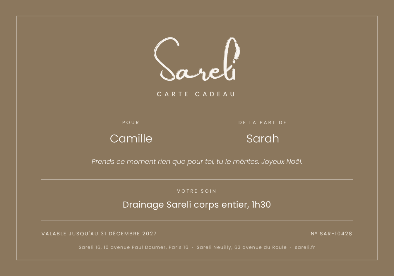 Carte cadeau