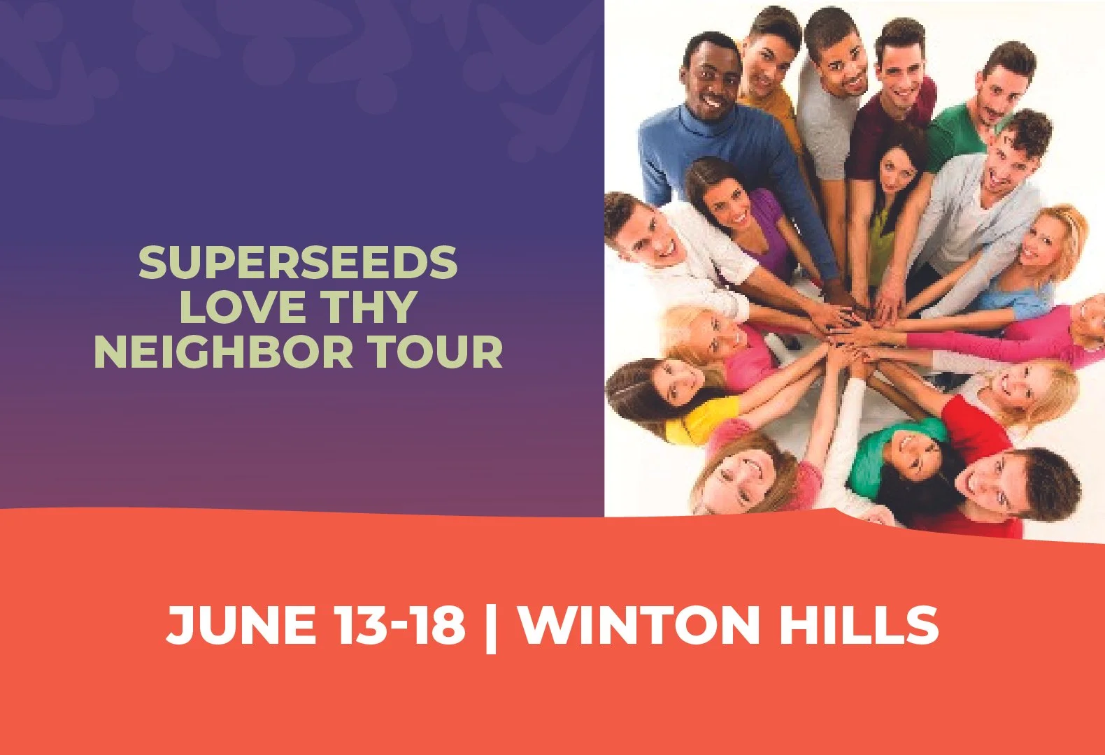 Love Thy Neighbor Tour | Volunteers and Mentors Needed