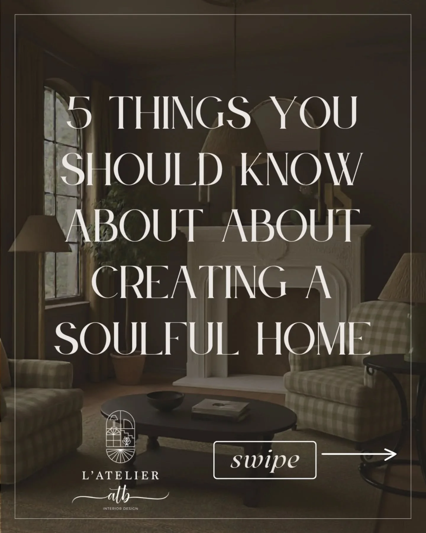 If you're starting a design project, there are a few core principles that separate a home that just looks good from one that truly feels good.

Here are 5 things I believe everyone should know about designing a soulful, lasting sanctuary. Swipe throu