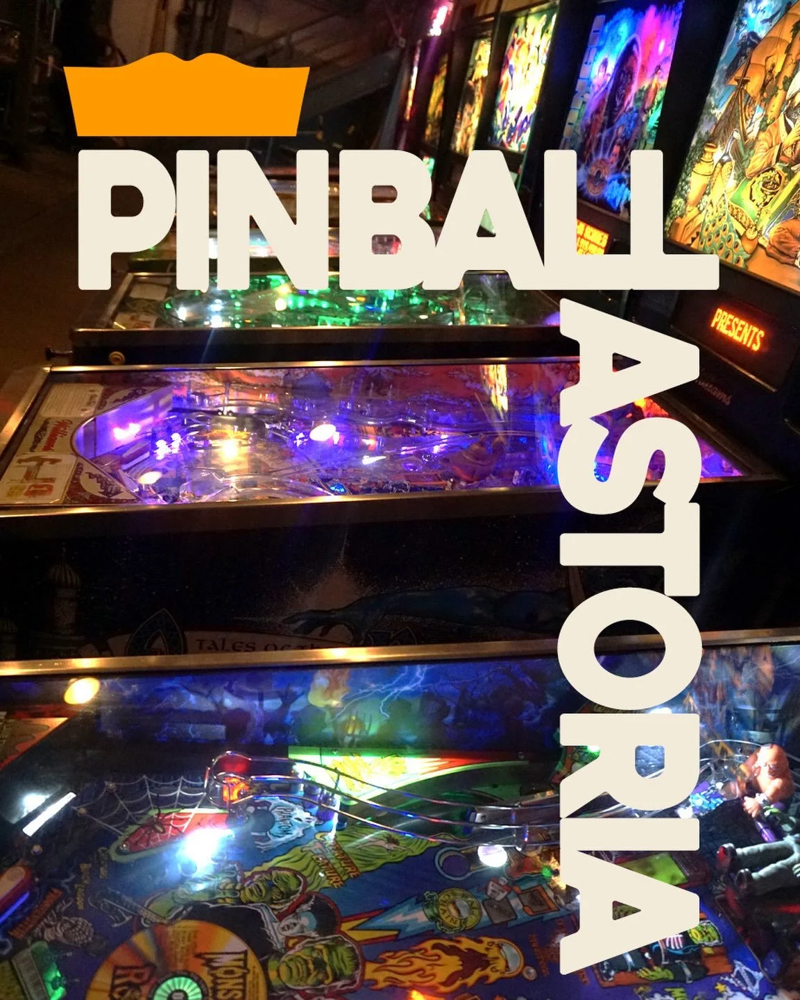 ICYMI our Astoria Tap Room features a wide assortment of pinball machines (14!) and this being the first Sunday of the month means today is our SILVERBALL PINBALL TOURNAMENT! Anyone can join so get those crazy flipper fingers going. 🏆