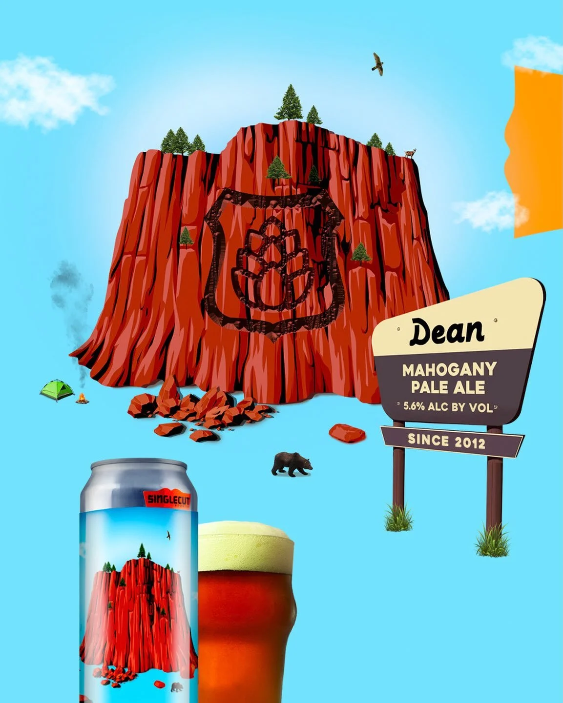 DEAN Mahogany Pale Ale returns this week! Our ode to the PNW is a SingleCut legend, heck it was the first beer we ever brewed in 2012 and it&rsquo;s been evolving ever since to its present state of perfection. Just right for the Fall. 🍻