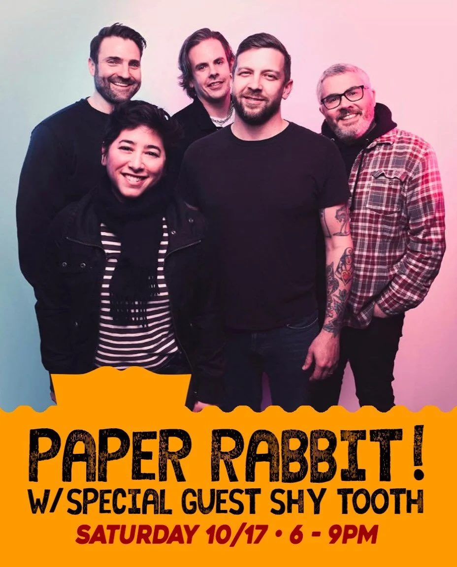 Do you want to be invigorated by new music? Please consider visiting our BARN in Manlius Saturday night when PAPER RABBIT take our stage - you will wonder &ldquo;Why aren&rsquo;t these people on Jimmy Fallon???&rdquo; So great! Check em on your strea