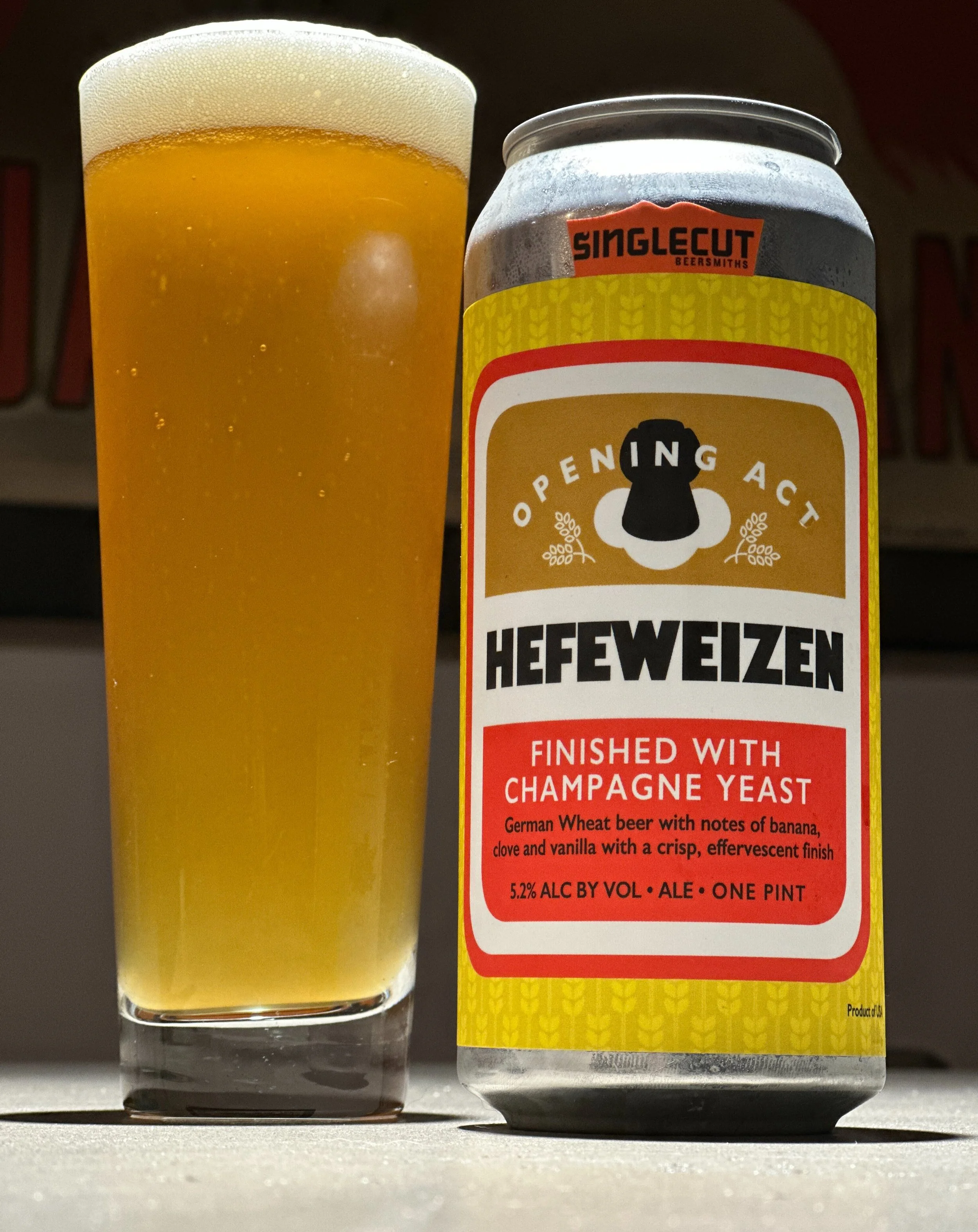 Have you experienced our OPENING ACT? A Hefeweizen like no other, finished with champagne yeast for an ultra clean finish. It may just become your new go-to. 🍻
