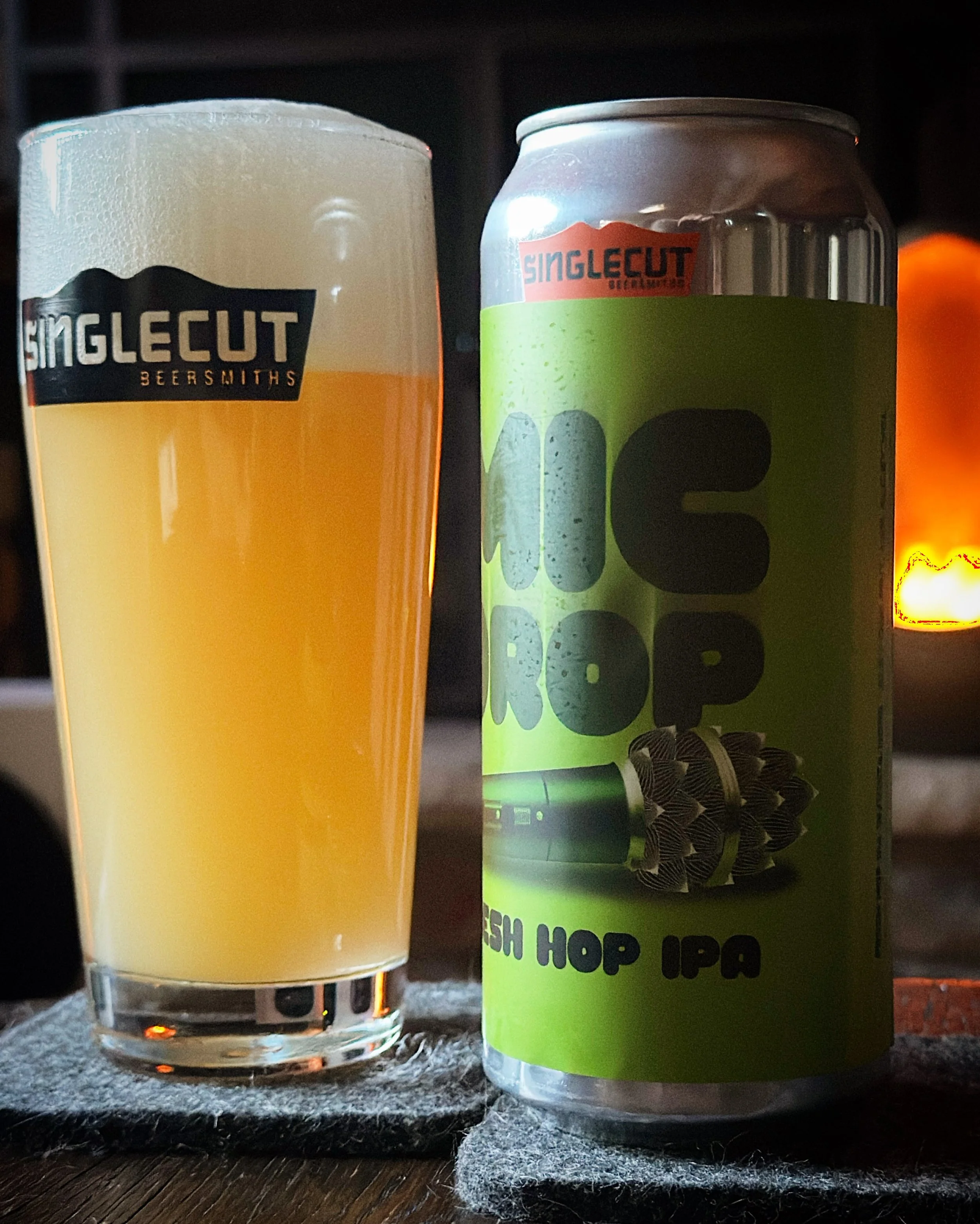 MIC DROP FRESH HOP IPA dropping this week. 🔥 We conducted a few private tastings this past weekend and reviews were off the charts with notes such as &ldquo;it tastes and smells just like hop flowers&rdquo;, &ldquo;the tropical finish is to die for&