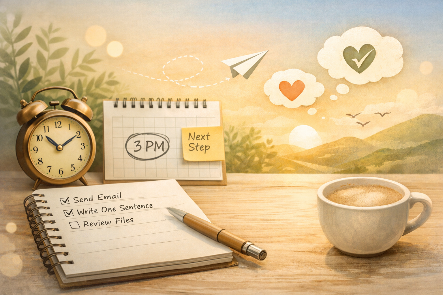 Stop ruminating about open projects