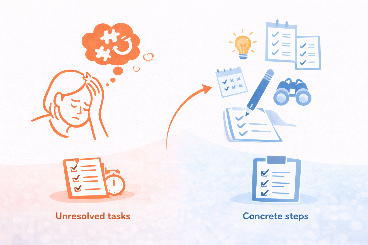 Stop ruminating about open projects