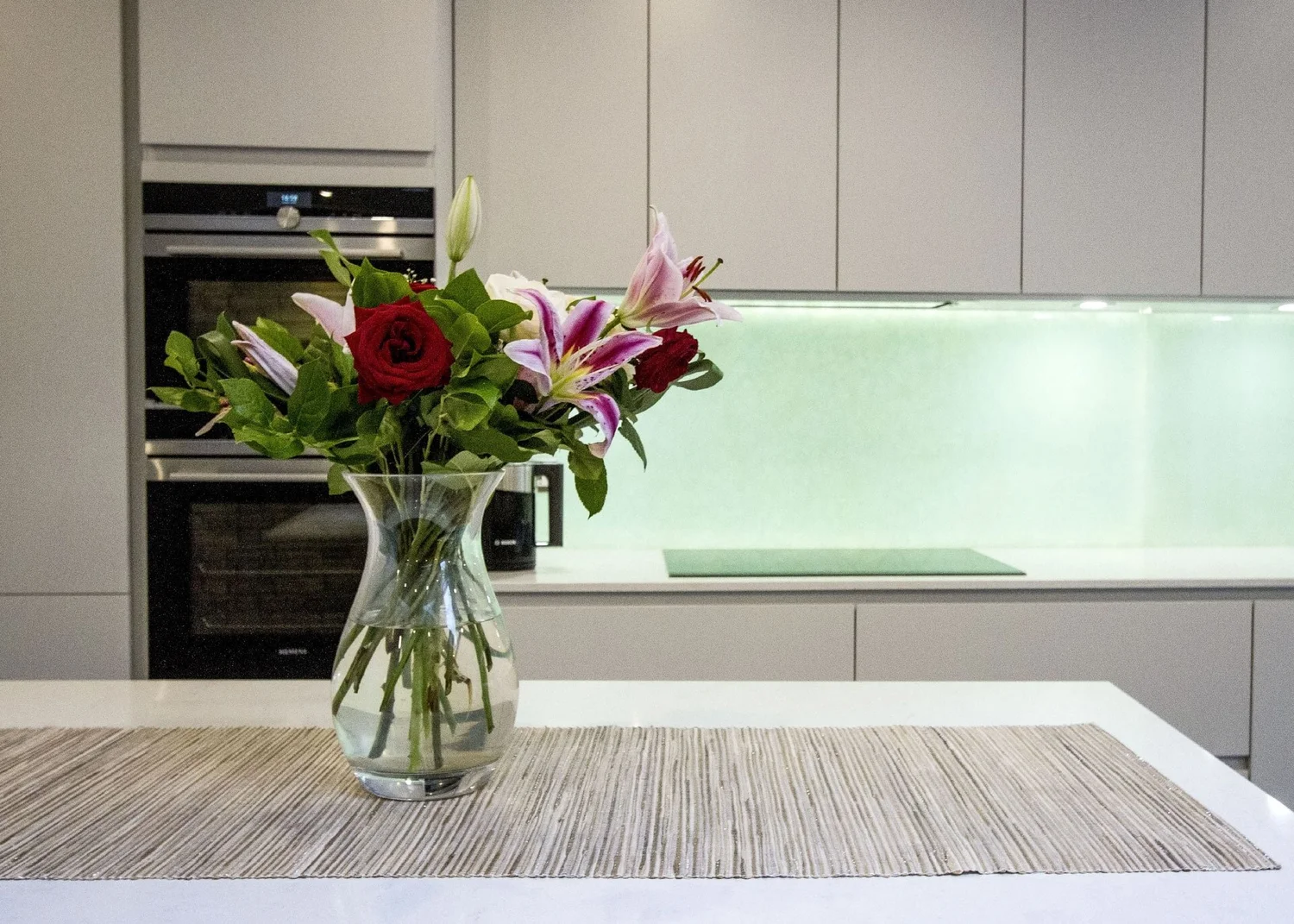 Contemporary light grey kitchen, Acton | Pronorm Kitchen Design