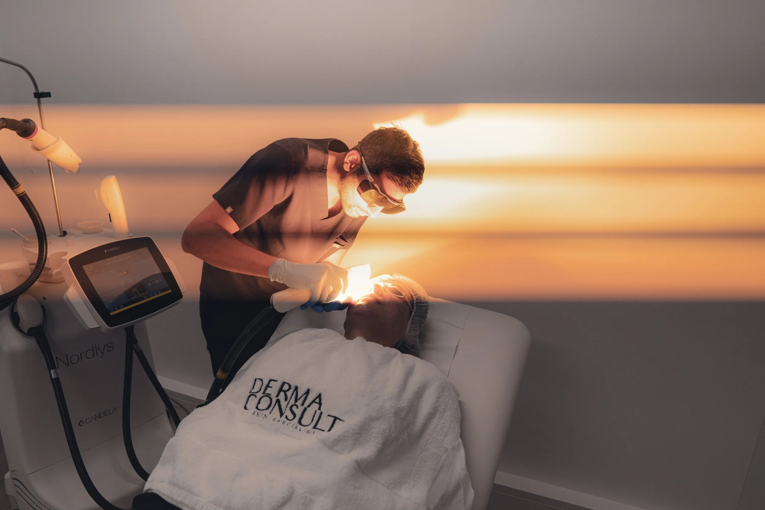 Nordlys IPL in London Bridge at Derma Consult Skin Specialist for redness, visible vessels, rosacea-prone skin, pigmentation, sun damage, acne-prone skin, skin rejuvenation and hair reduction using Candela Nordlys IPL technology.
