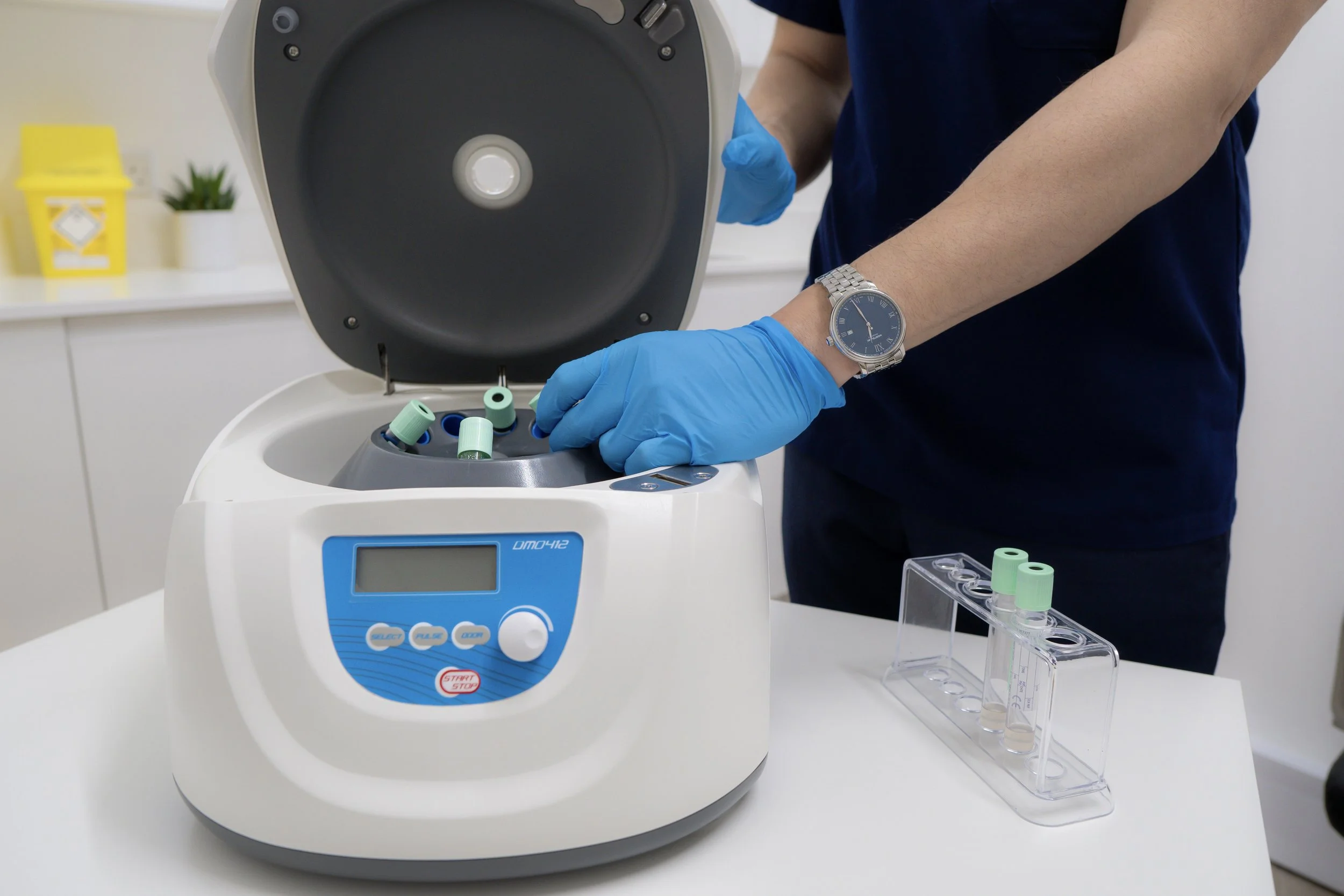 Blood test in London Bridge