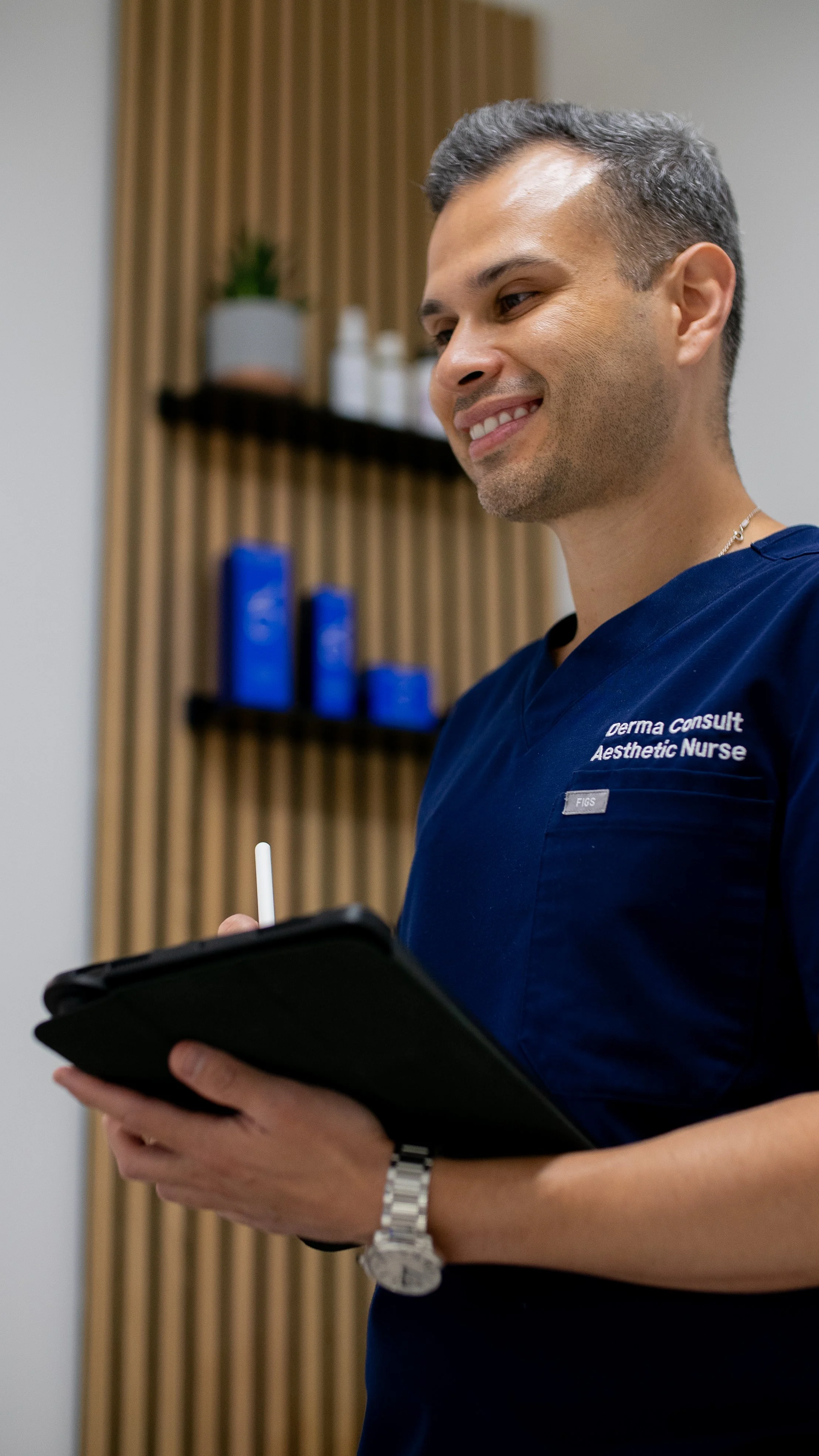 Dermal filler treatments in London Bridge for lips, cheeks, tear trough, chin, jawline, nasolabial folds and marionette lines. Personalised facial assessment and natural-looking results at Derma Consult Skin Specialist.