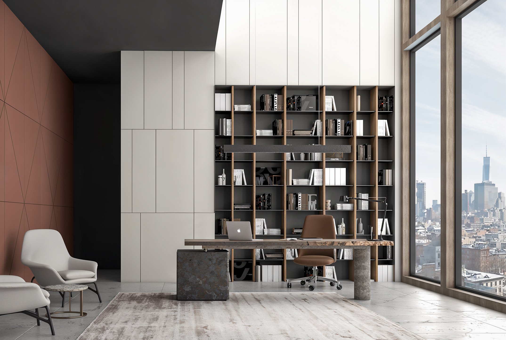 Rendering render ufficio