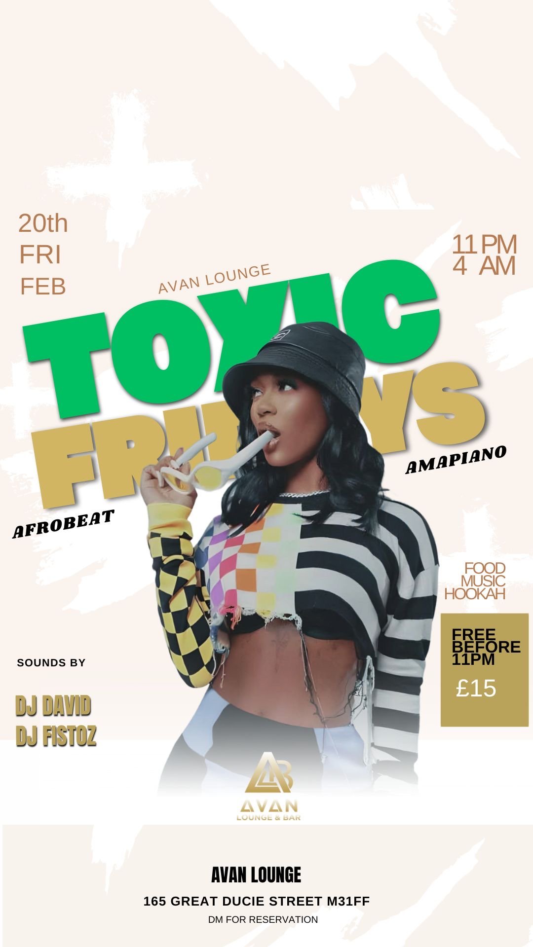 Avan Lounge Presents: Toxic Fridays