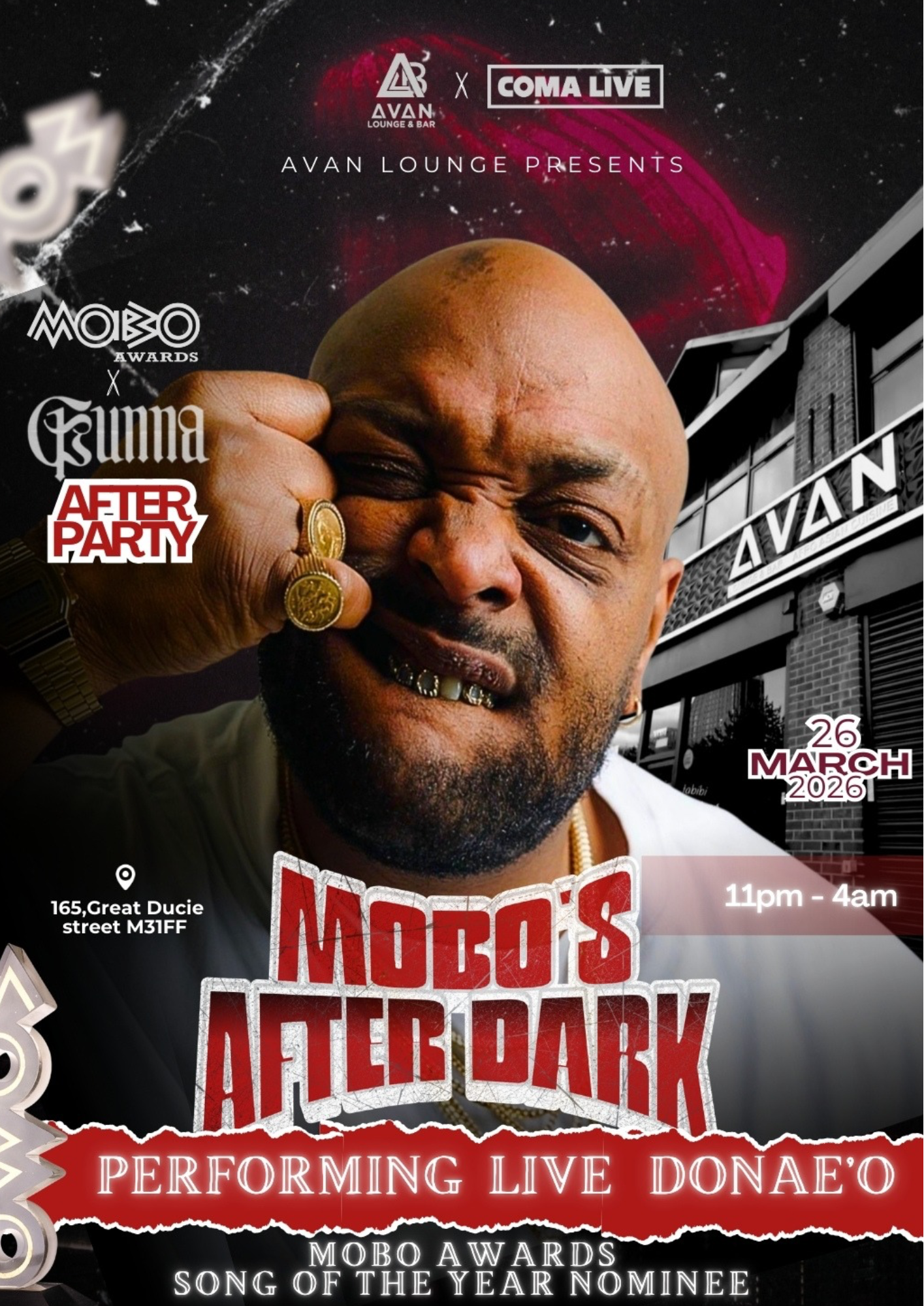MOBOs After Dark - DONAEO PERFORMING LIVE 