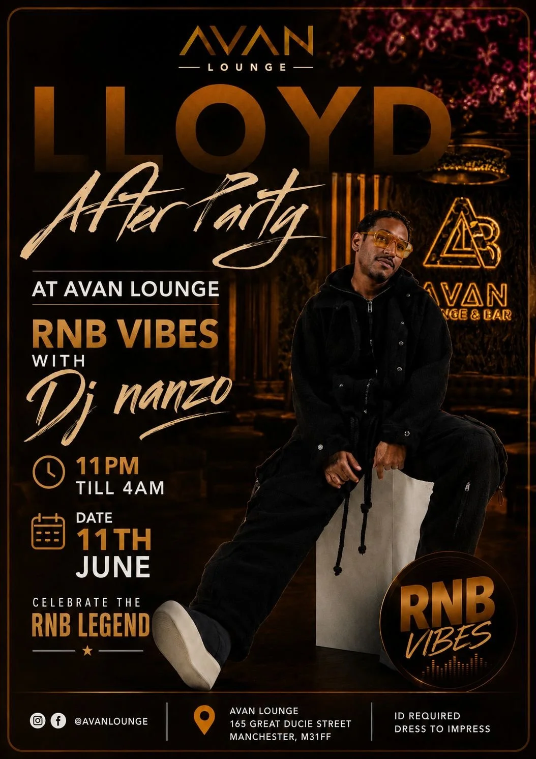 Avan Lounge Presents: Lloyd Concert After Party 