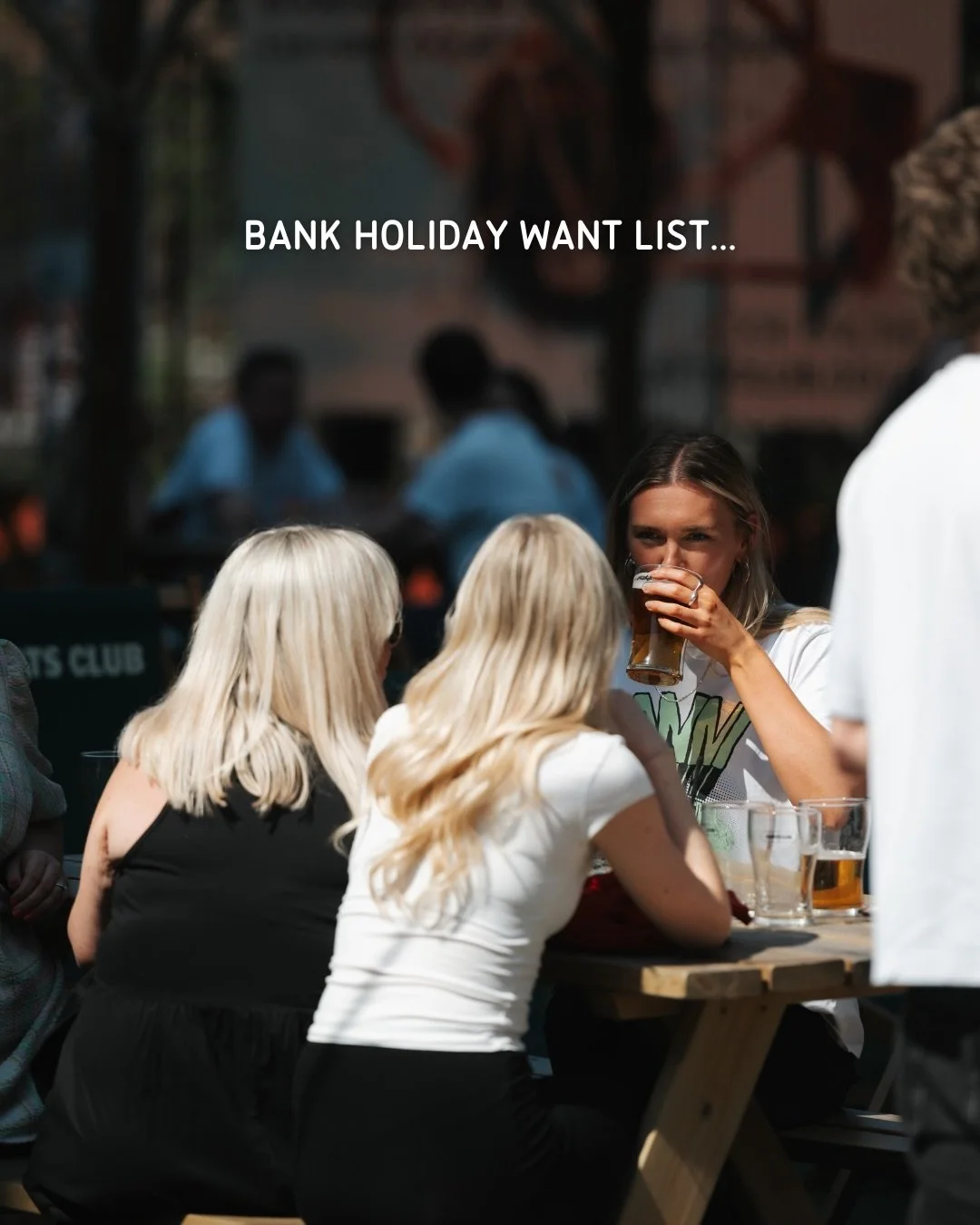 The first bank holiday of the year is here!

We&rsquo;re talking 4 days of live sport, cold pints, flowing spritzes, drinks on the green and a new menu from The Dugout to get stuck into.

4 days to do it properly, the court is ready for action, 2 ext