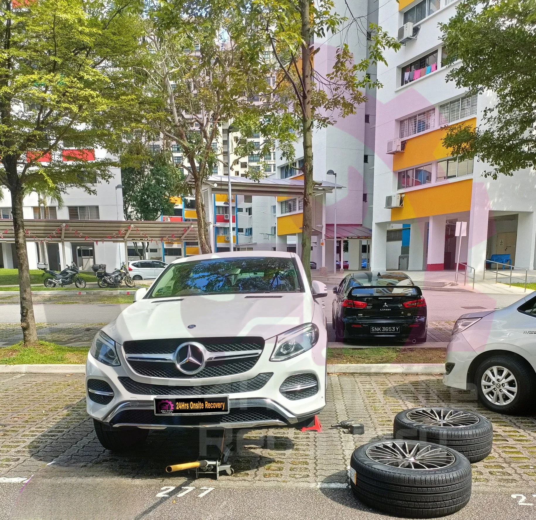 onsite Tyre replacement