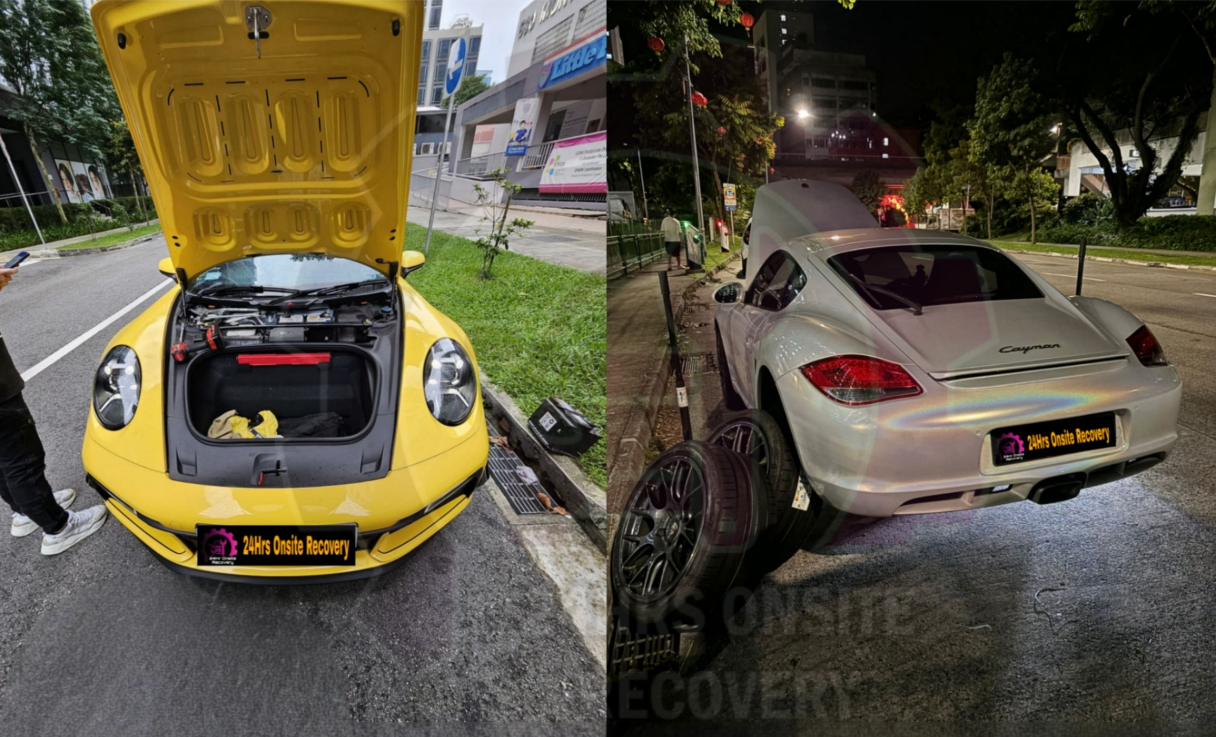 onsite tyre repair. onsite car battery