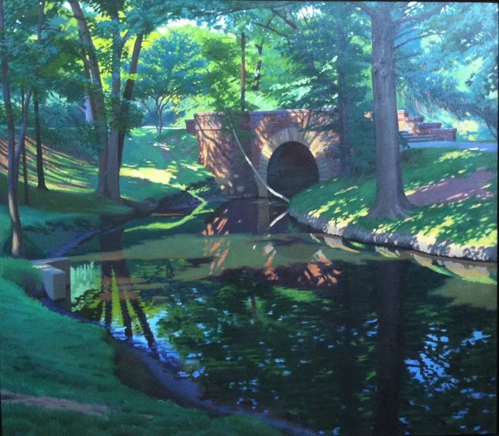 Ed Stitt - "Muddy River Behind Deaconess"