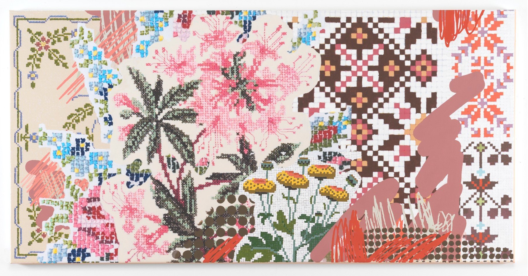 Dandelion, Rhododendron and Cross Stitch Boogie Remix