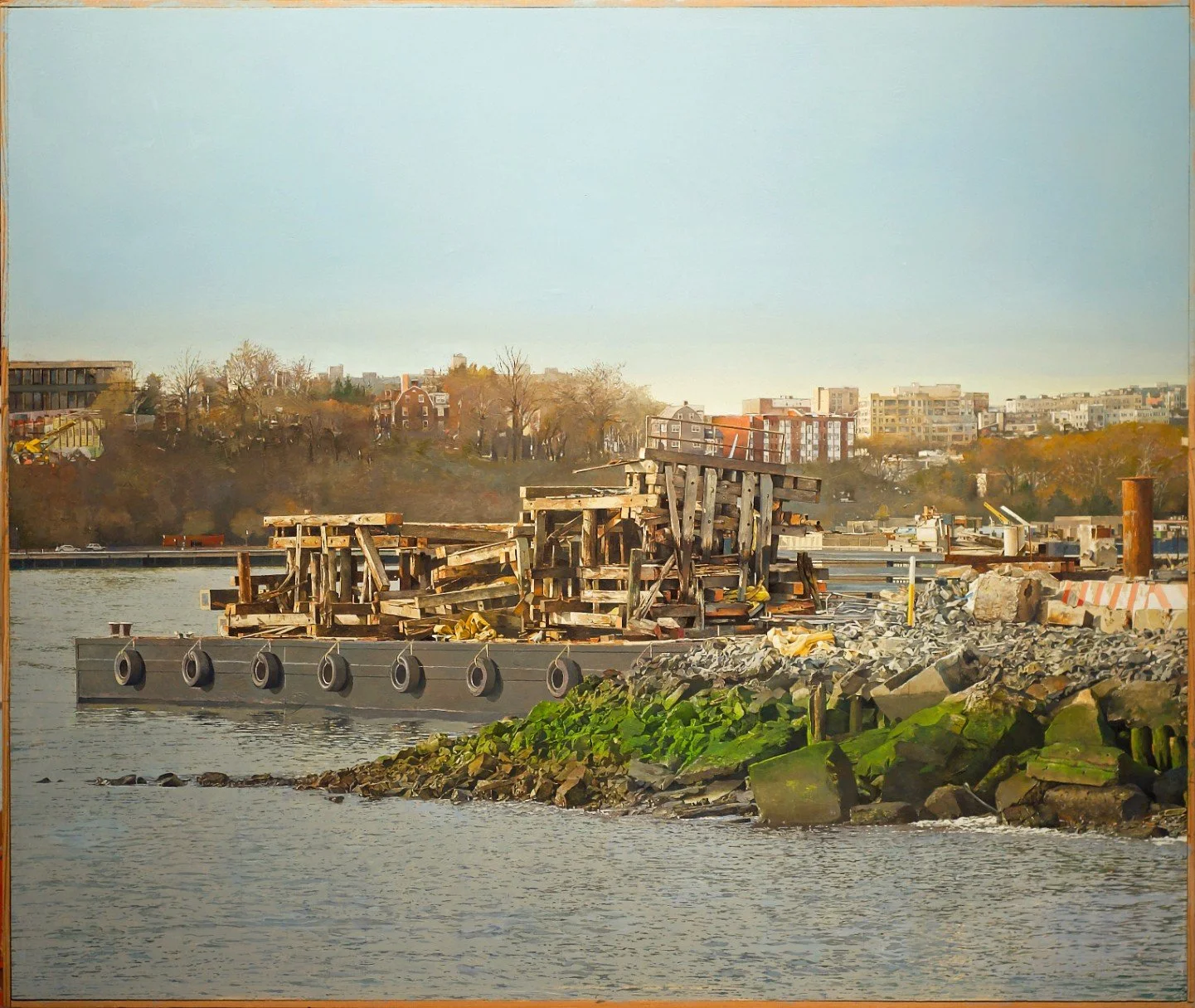 Hudson River Barge