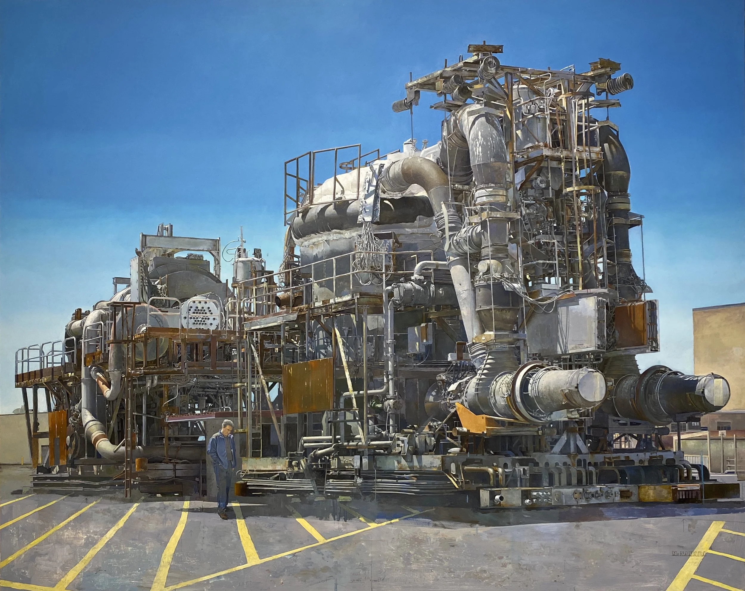 The Atomic Sphinx (Portrait of Mark Tansey)