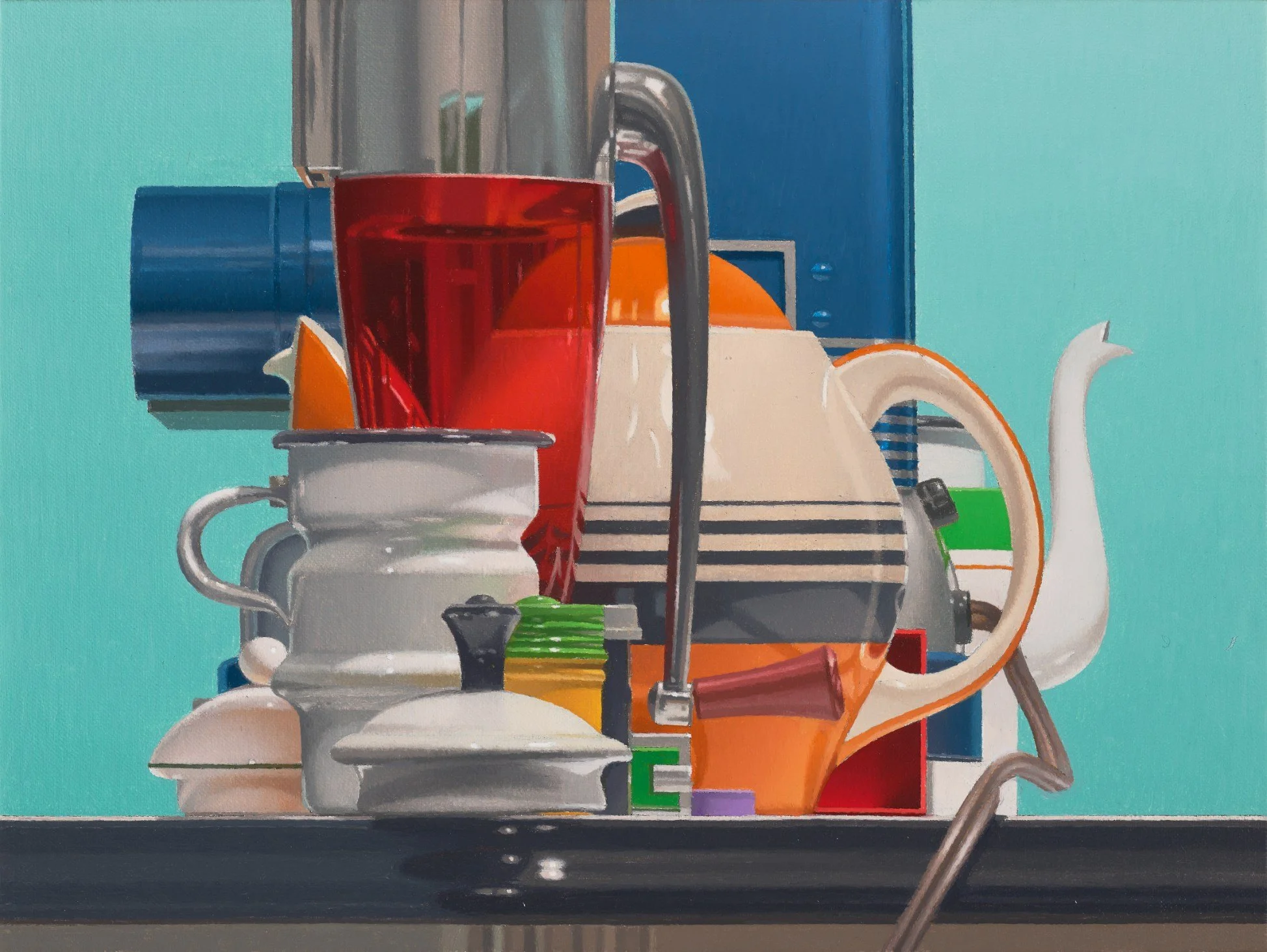 Ice Crusher, Teapot, and Pitcher