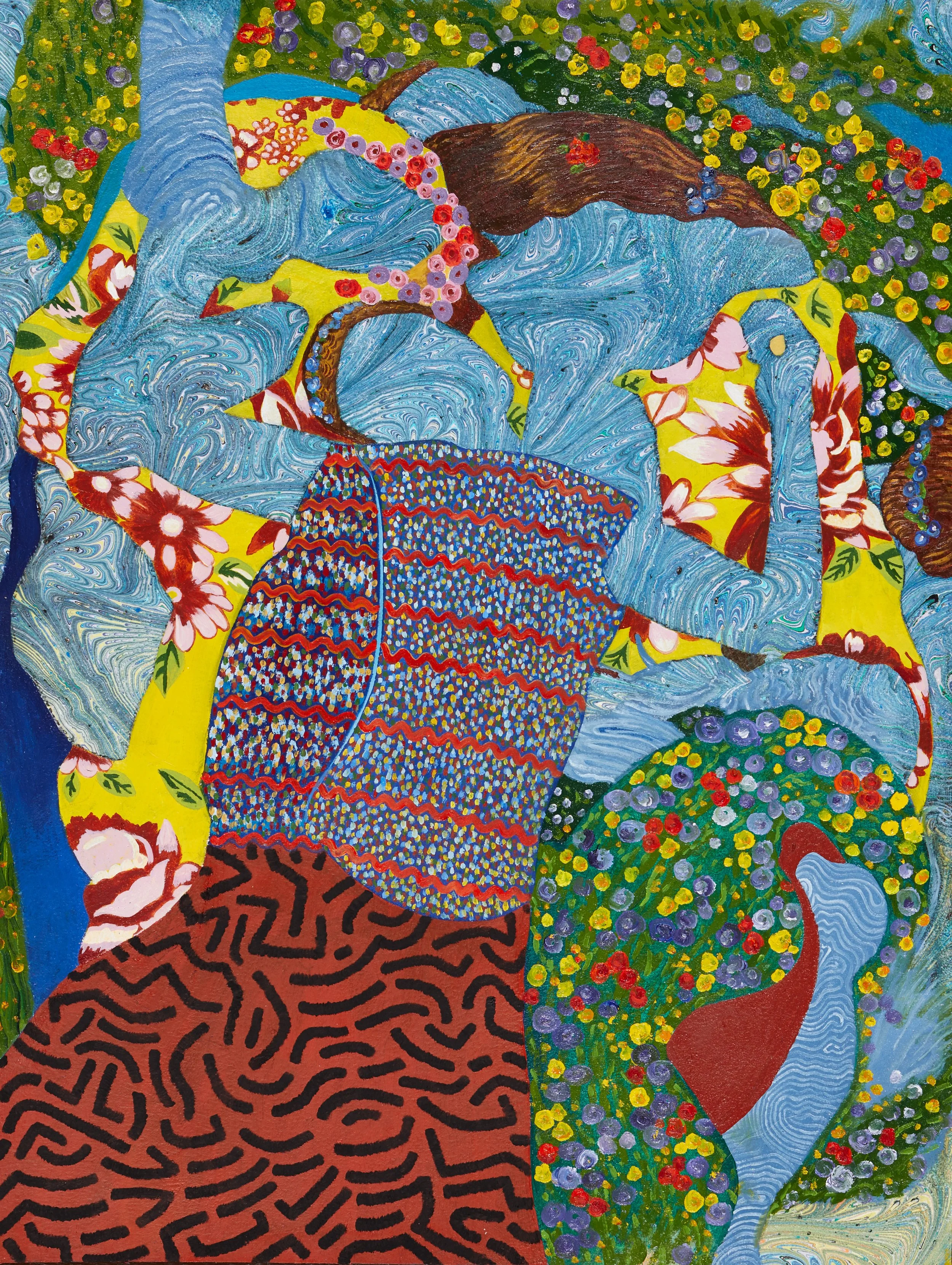 Portrait 90, after Klimt