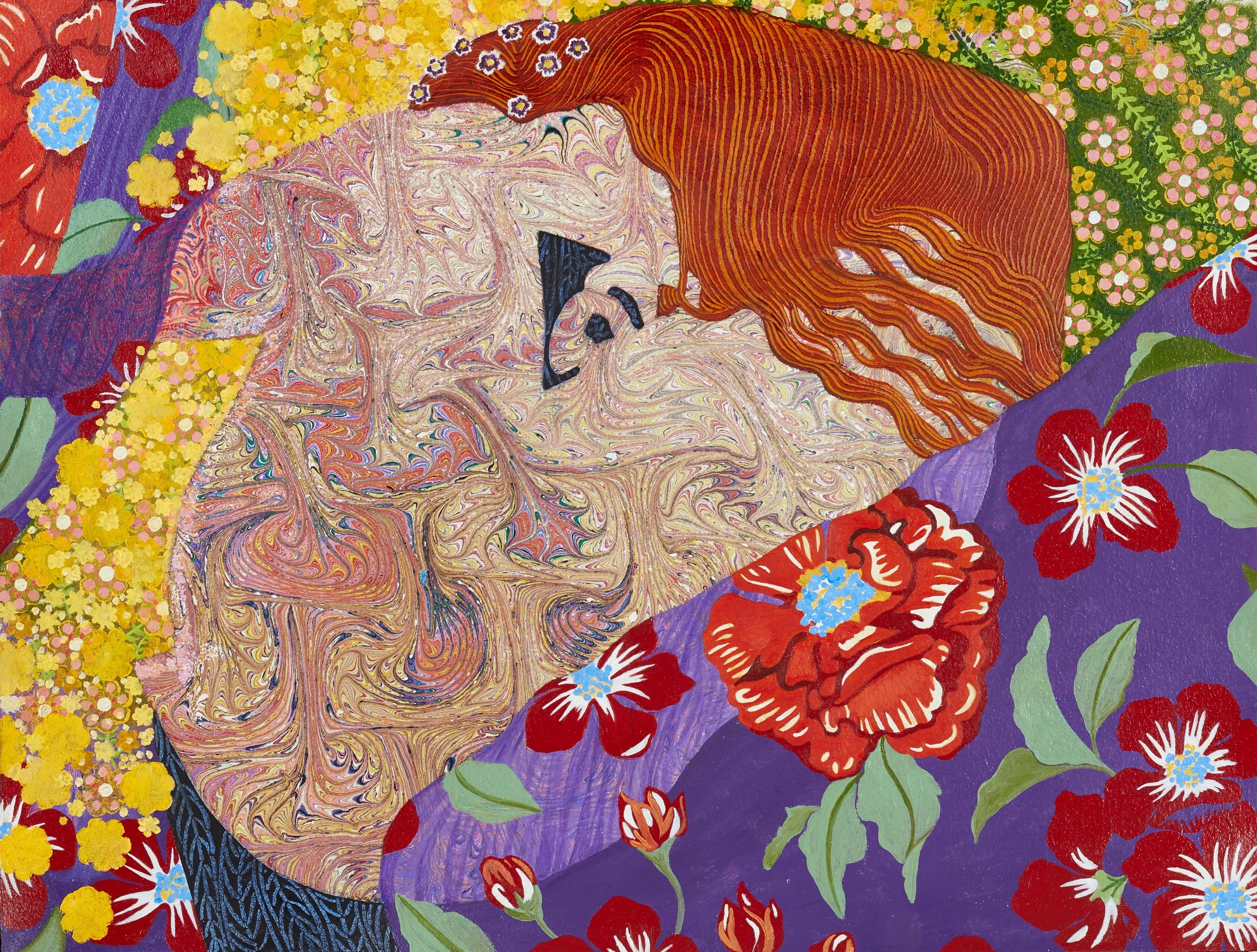 Portrait 95, after Klimt