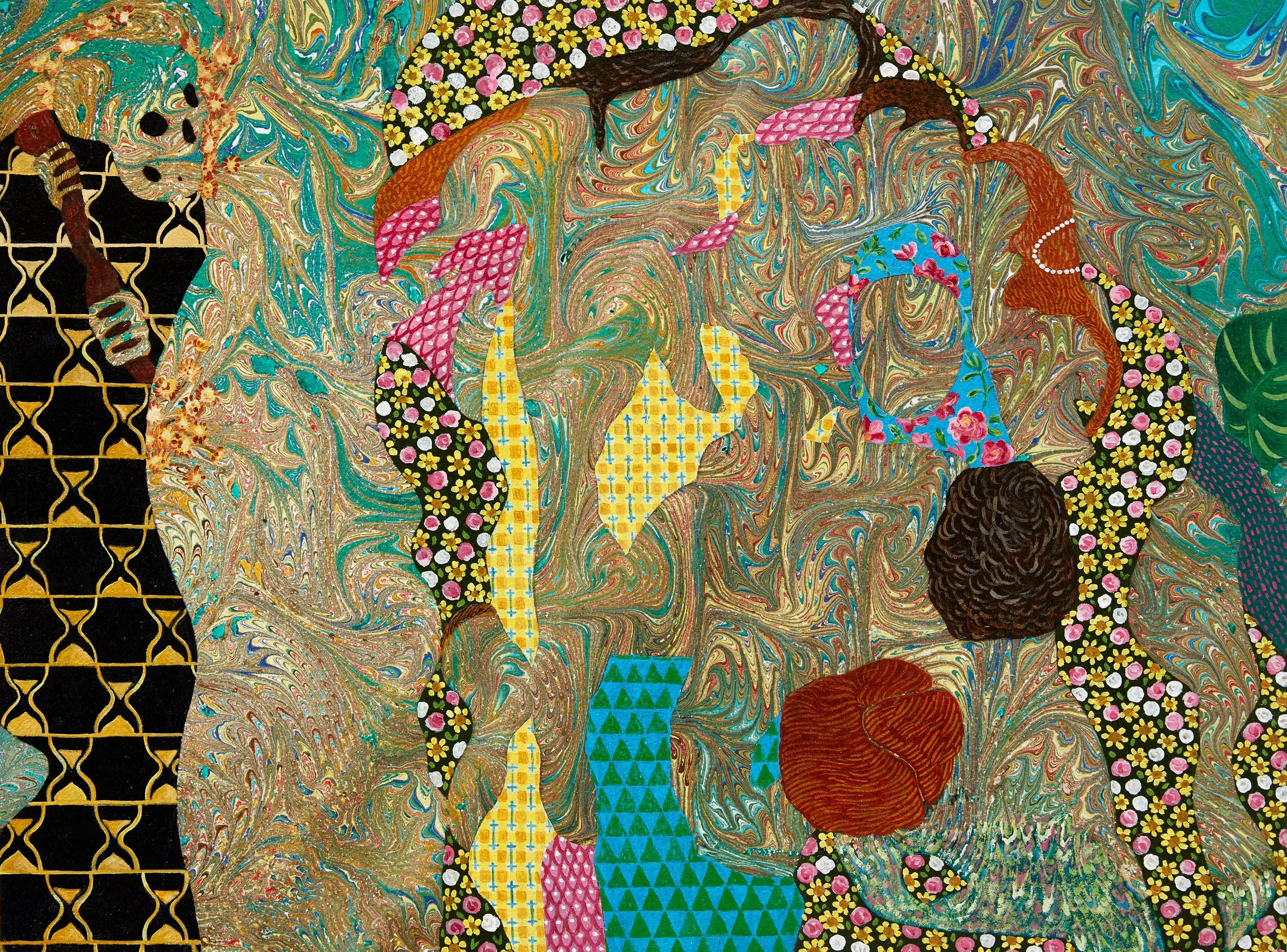 Portrait 96, after Klimt