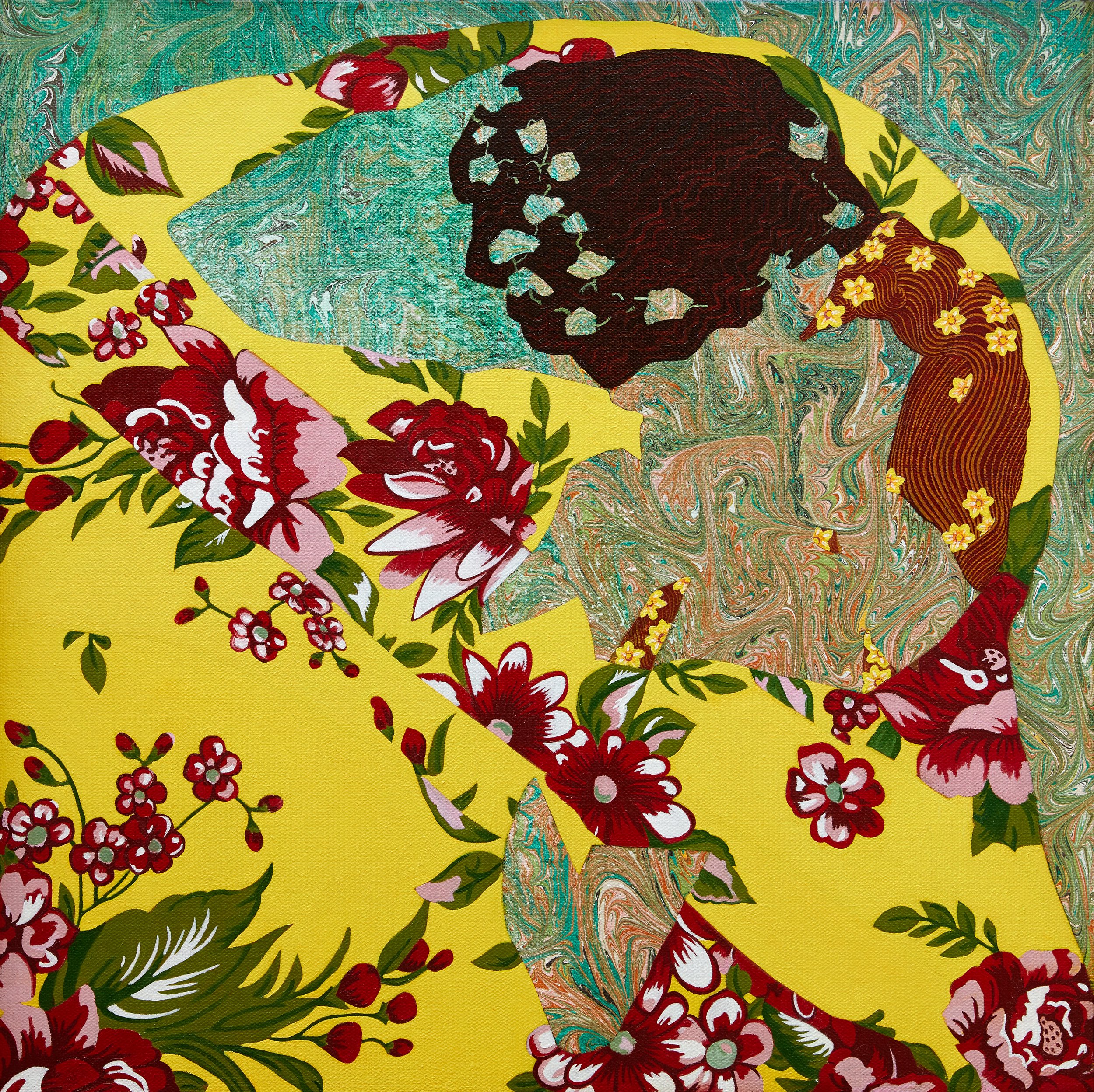 Portrait 102, after Klimt