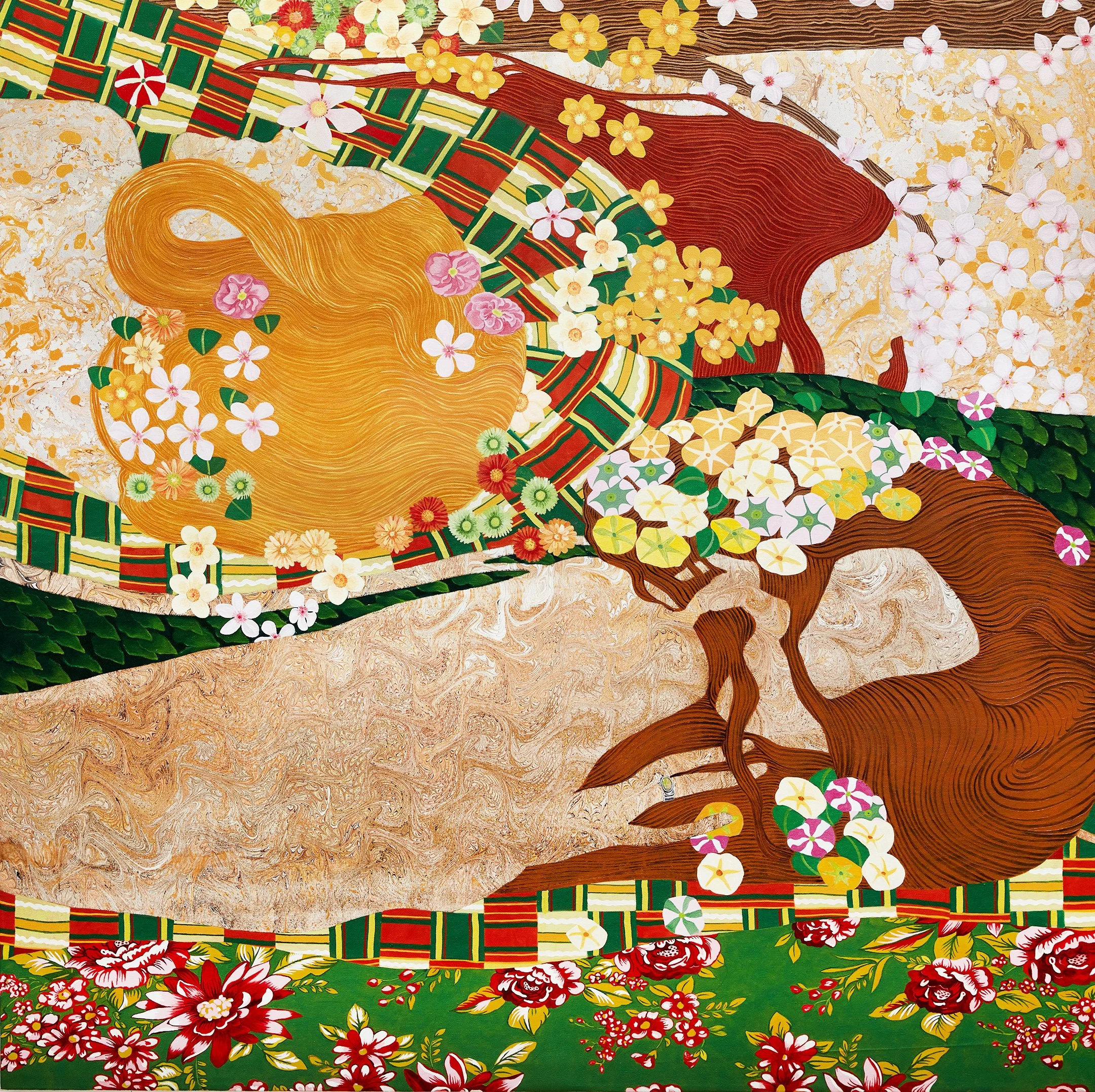 Portrait 106, after Klimt
