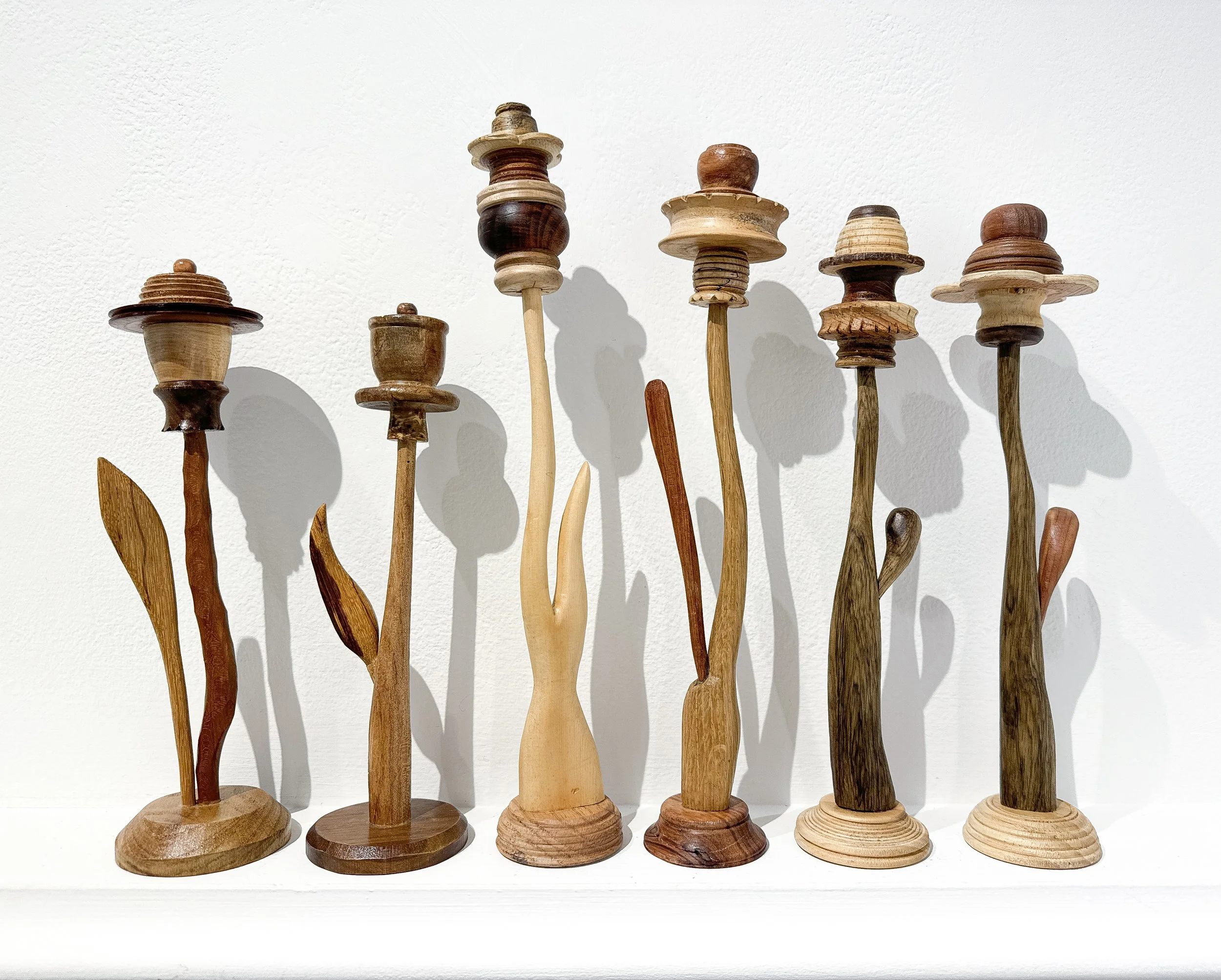 Various Wooden Flowers