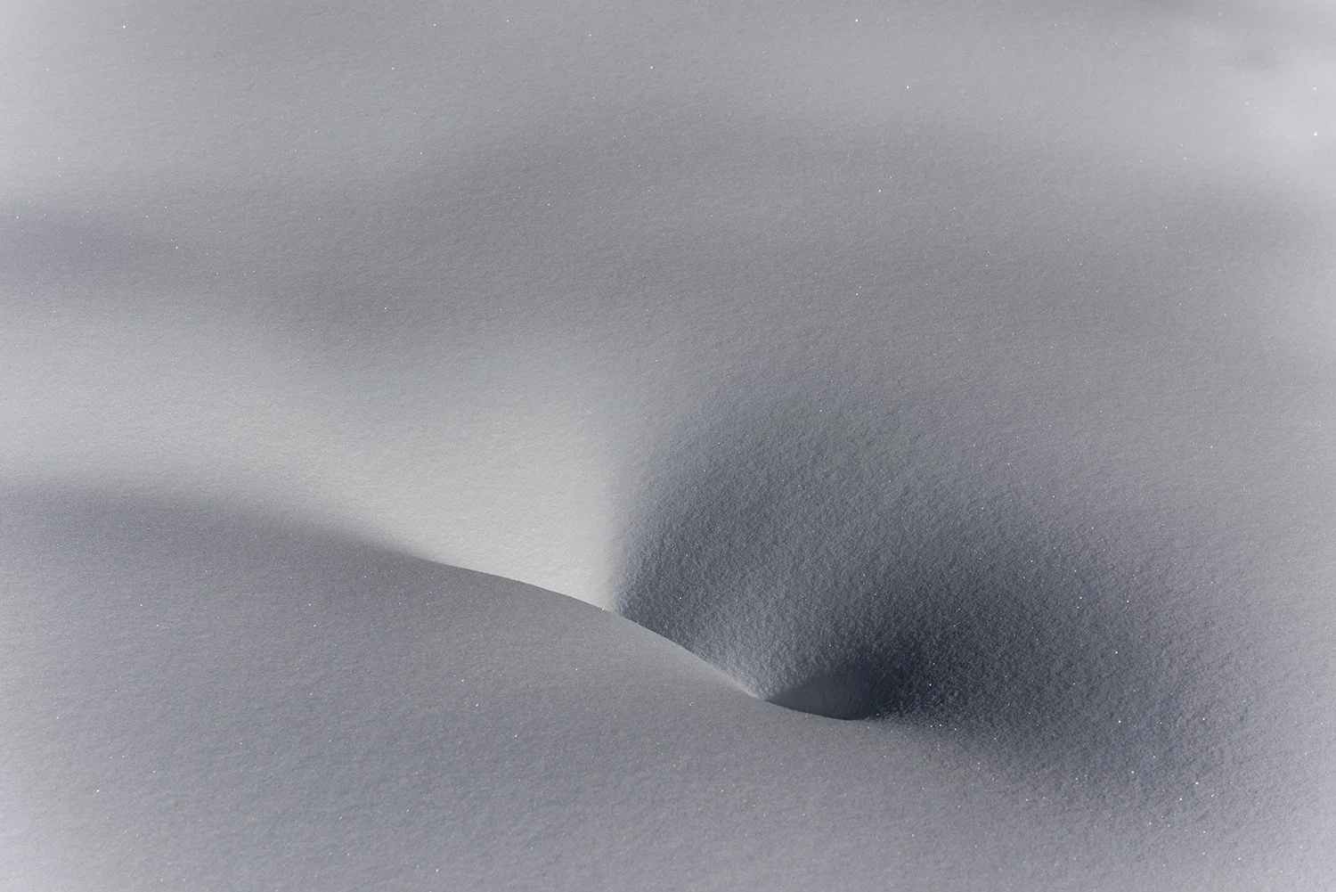 Snow near Lone Star Geyser