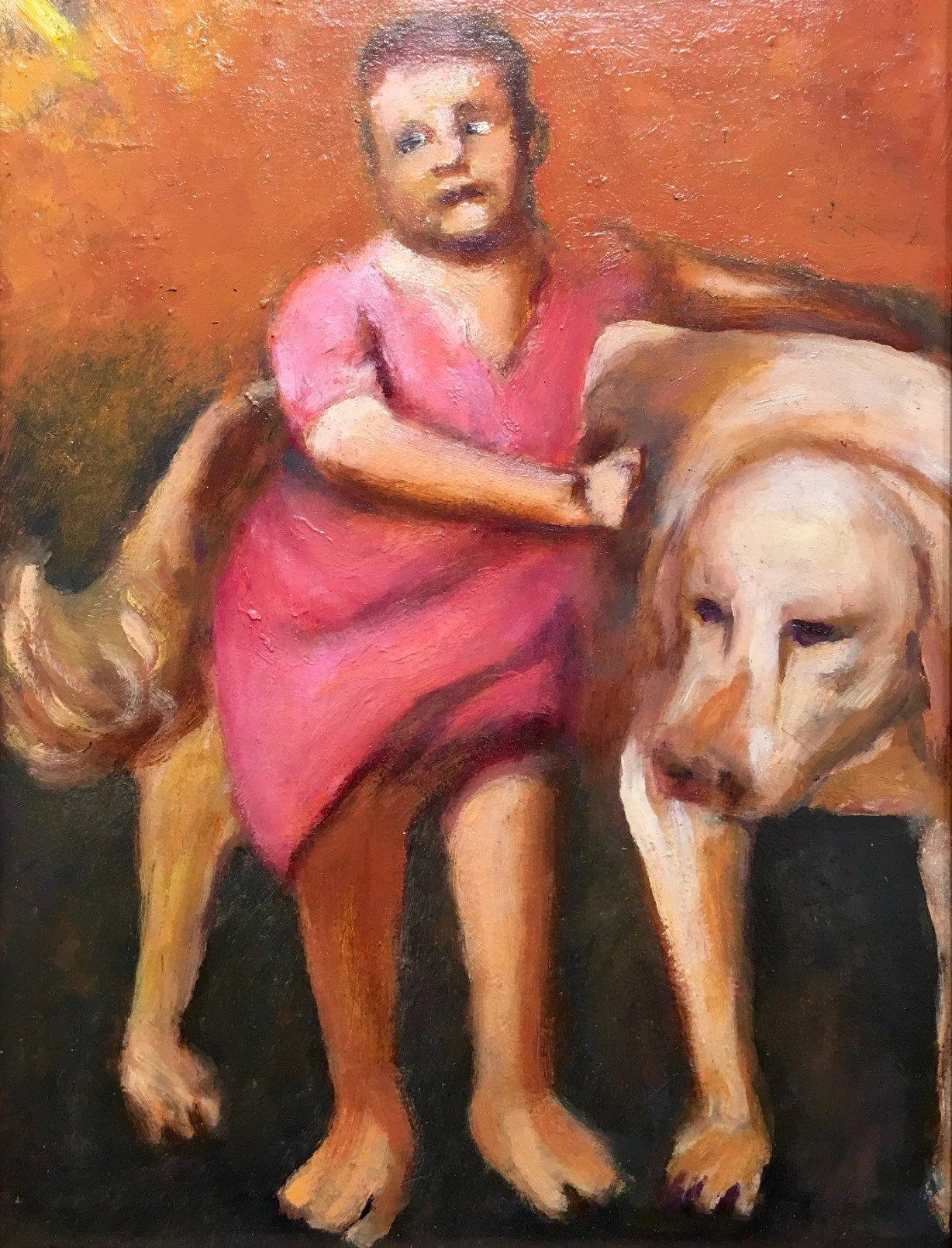 Boy with a Dog (After Titian)