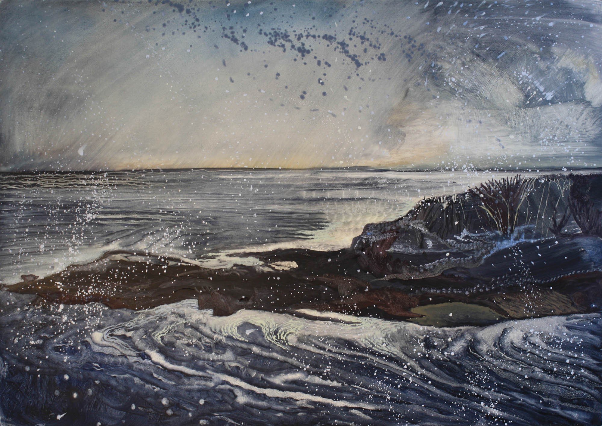 Snowdrifts and Kettle Island