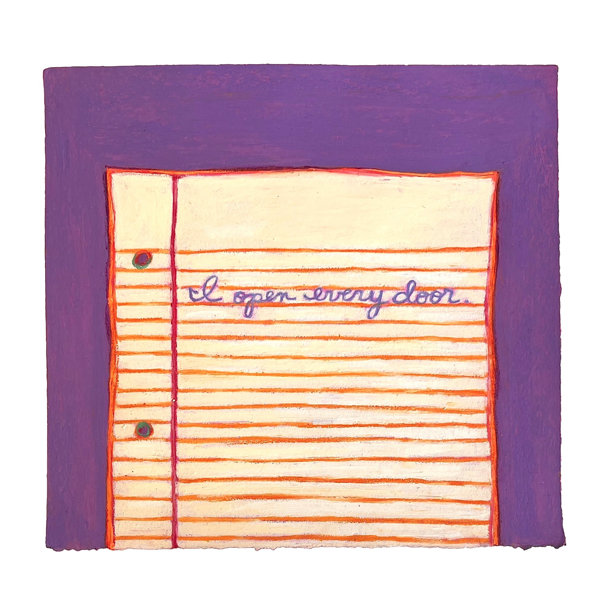 I open every door (from Dickinson)