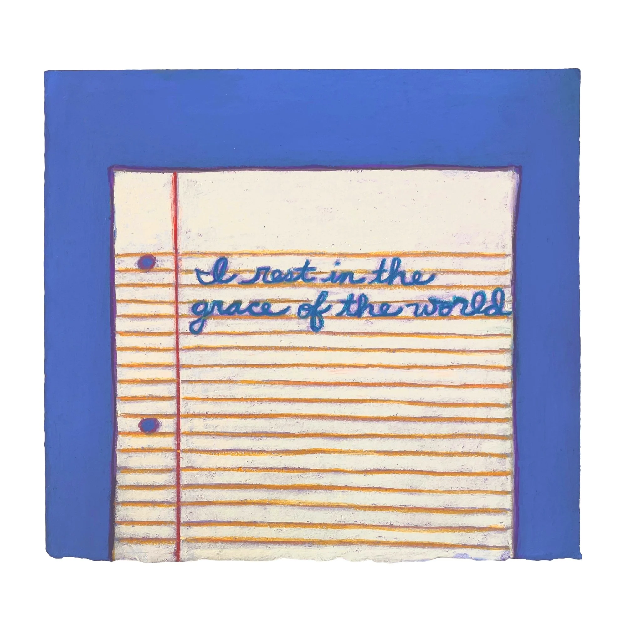 I rest in the grace of the world (from Berry)