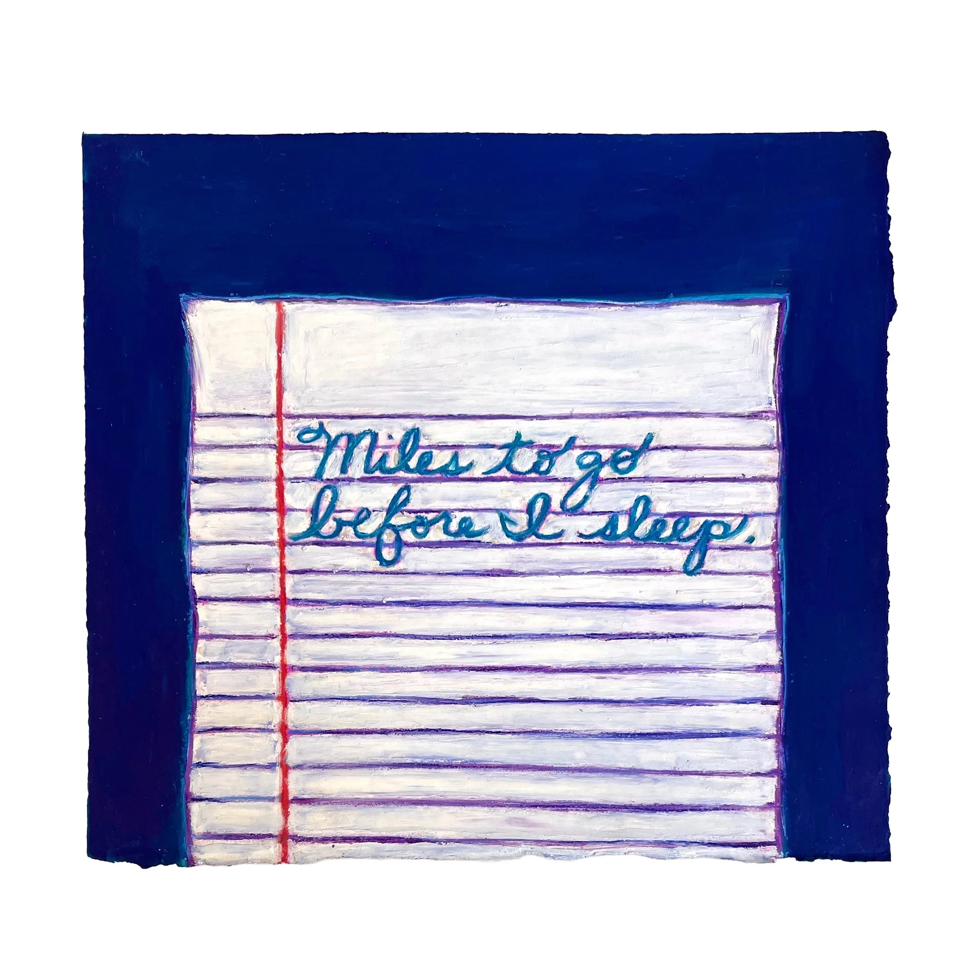 Miles to go before I sleep (from Frost)