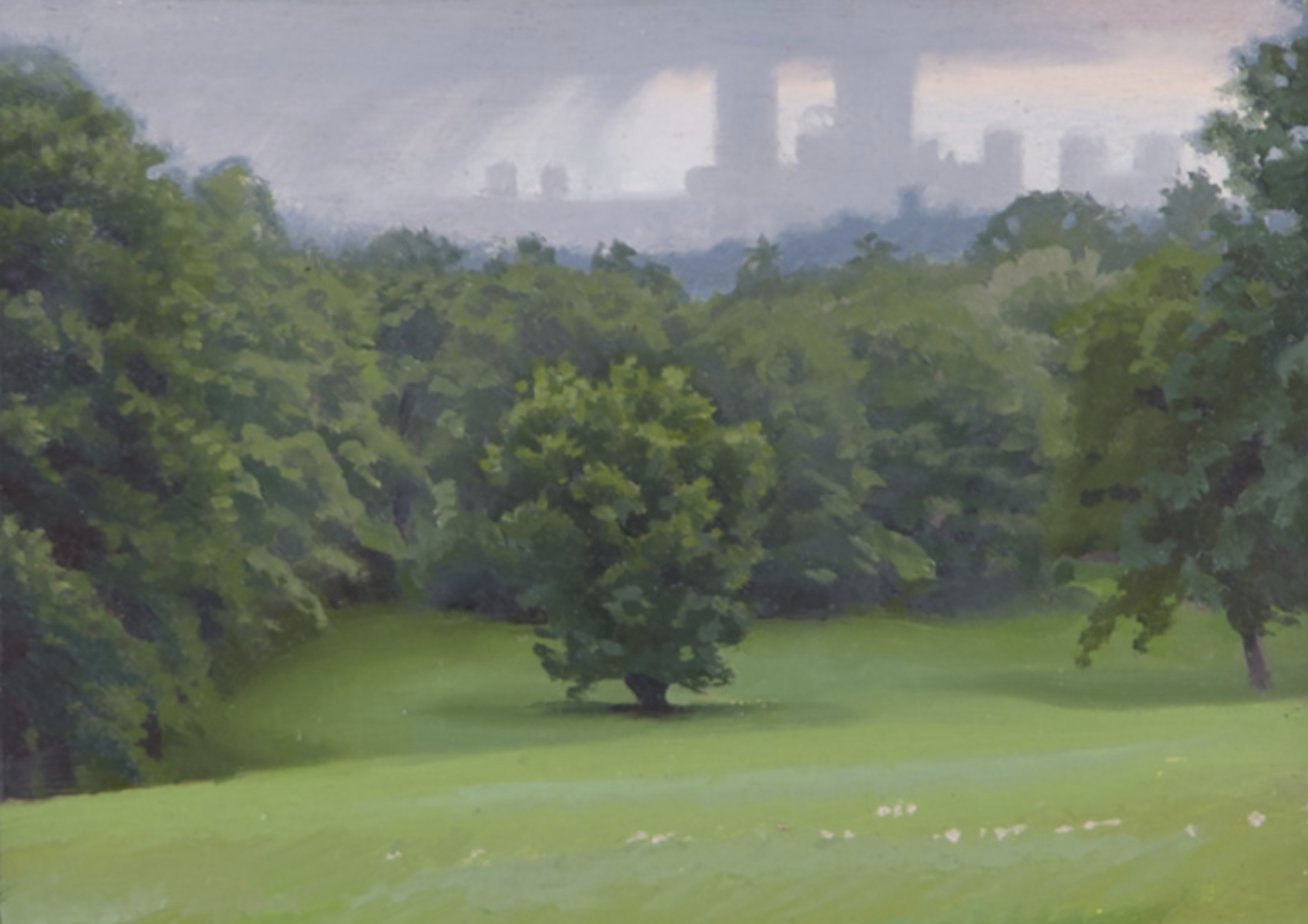 Boston from Larz, Rainy