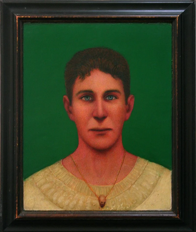 Lady with Skull Necklace