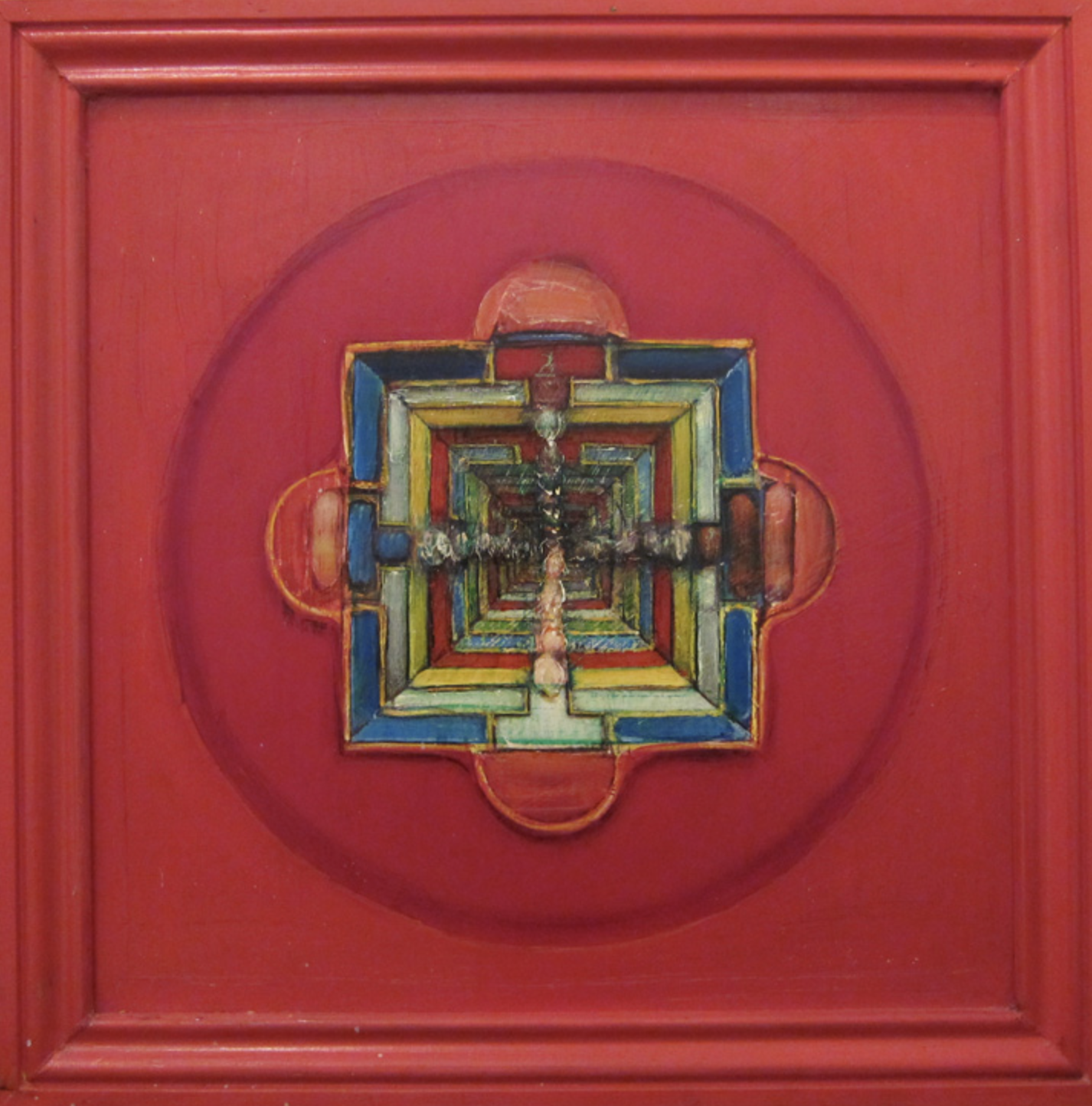 untitled (Red Mandala)