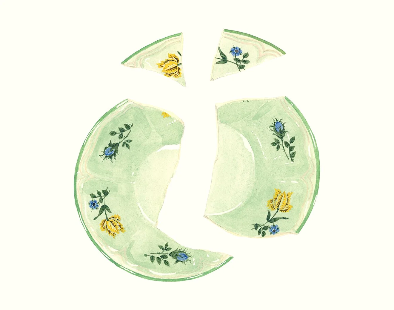 Corsage (Shattered Bowl)