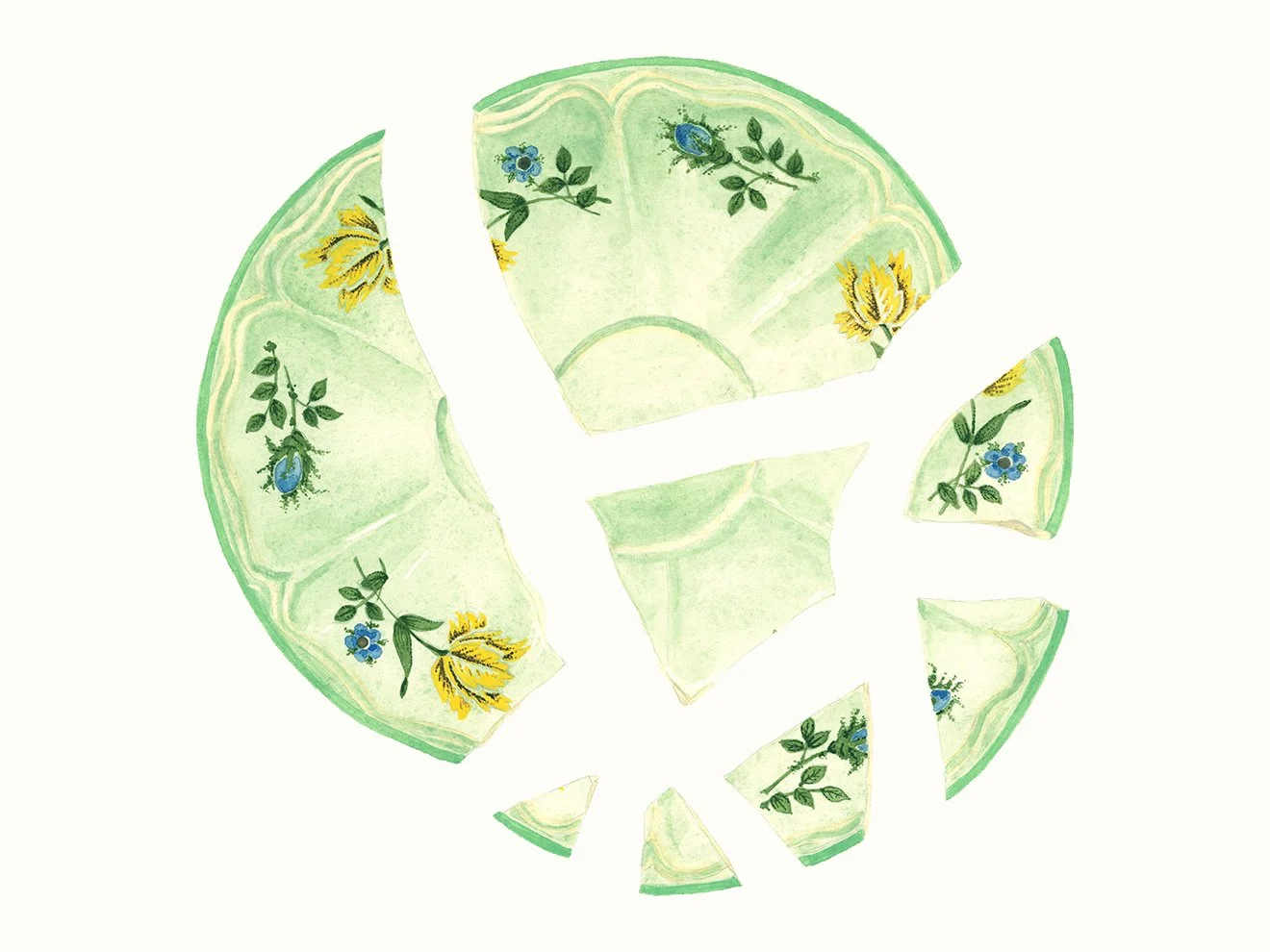 Corsage (Shattered Plate)