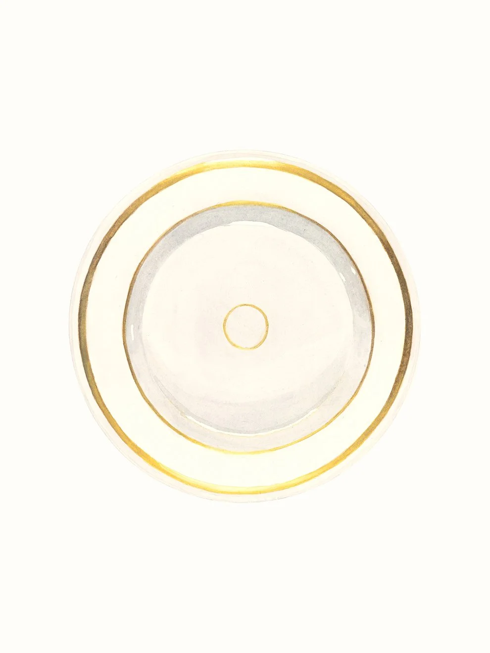 Gold Limoges (Tea Plate)